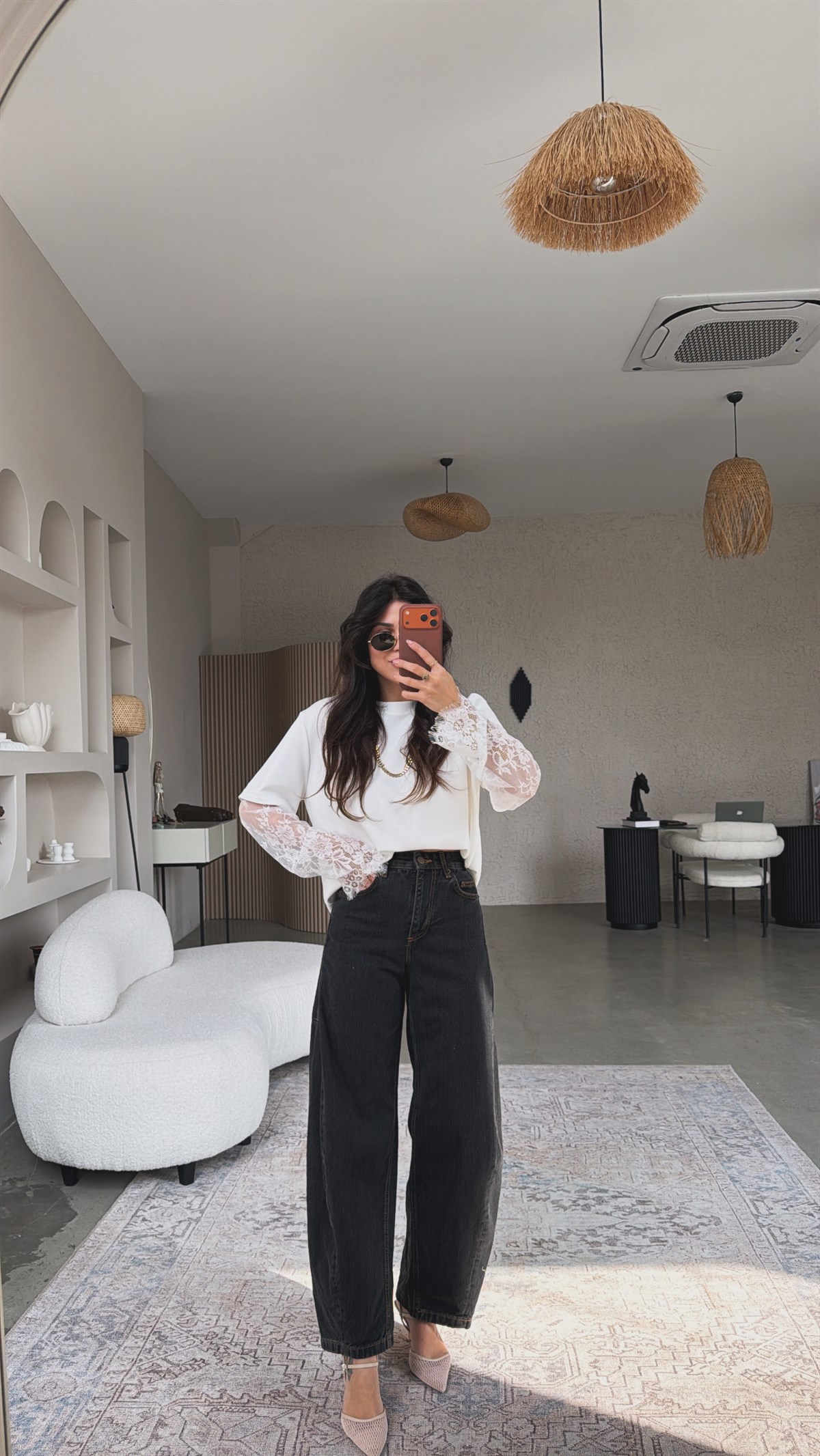 ZR Dikiş Detaylı Orijinal Balon Jean