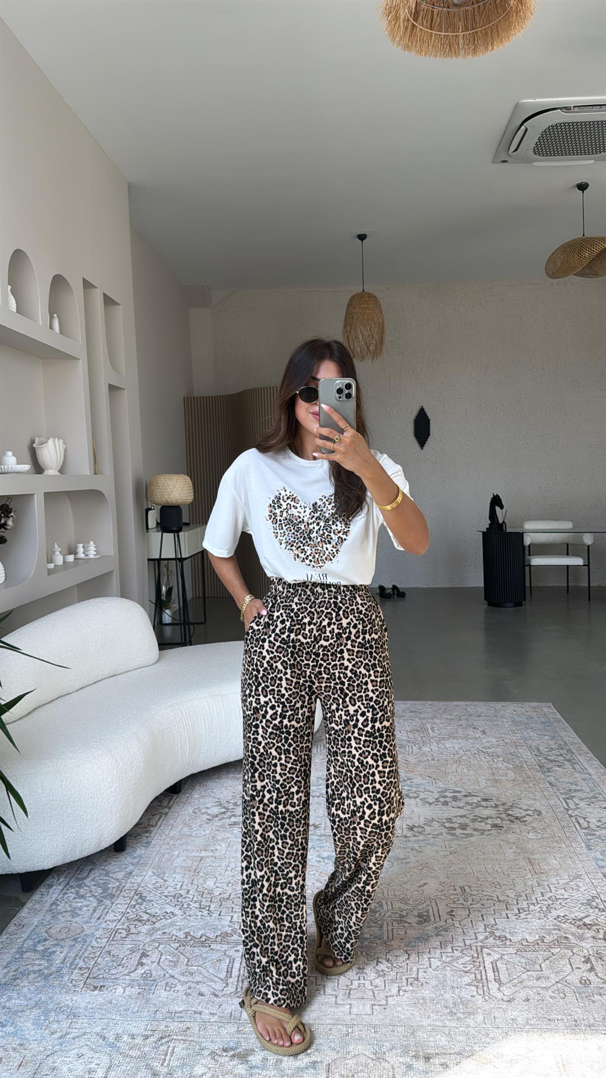Zr Leopar Pantolon