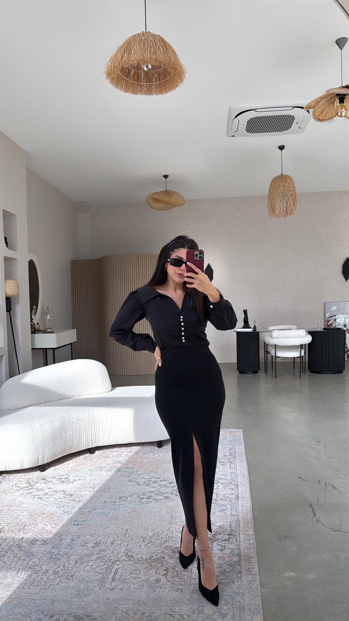 ZR Model Çelik Yırtmaçlı Etek