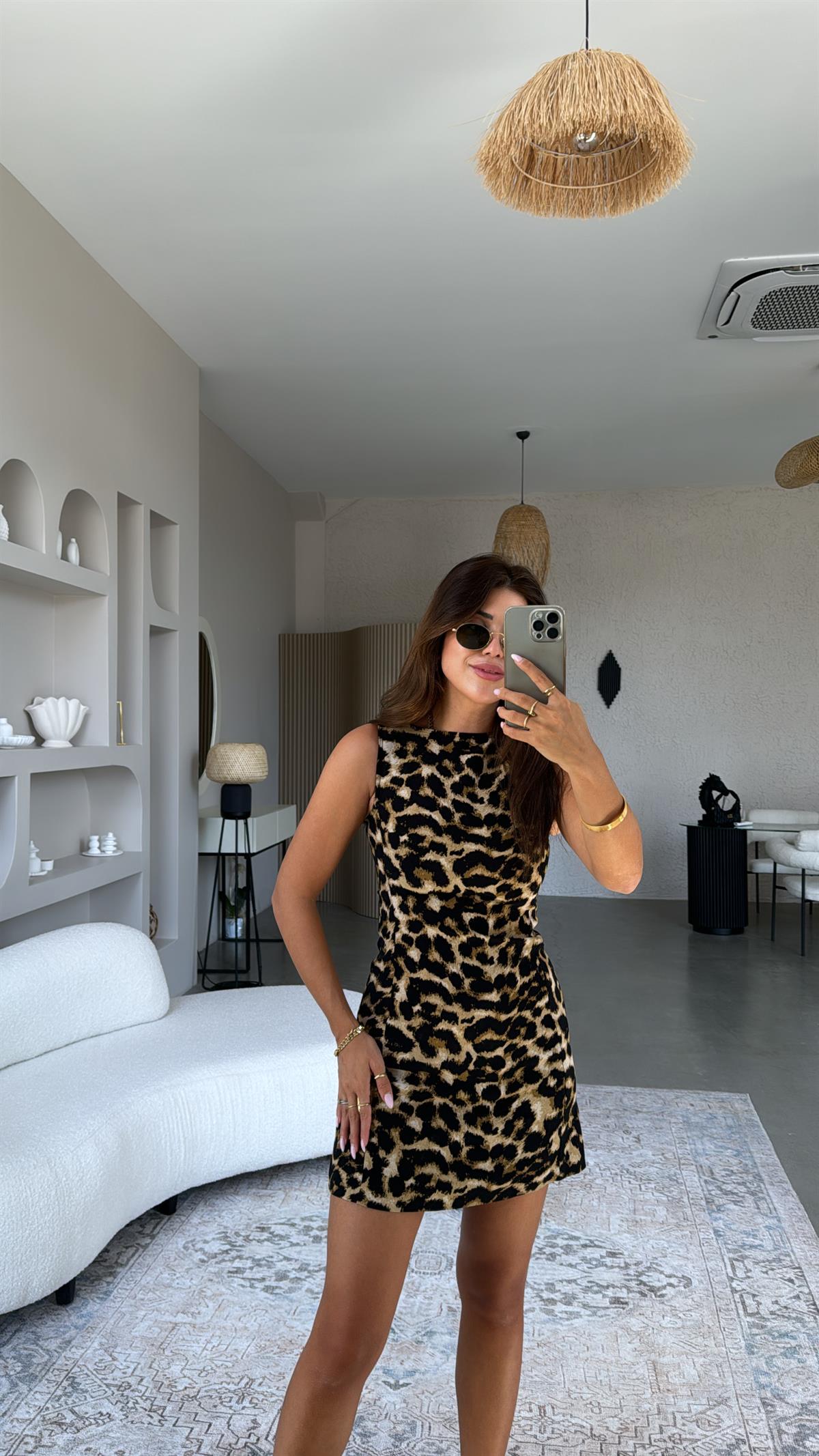 ZR Model Leopar Elbise