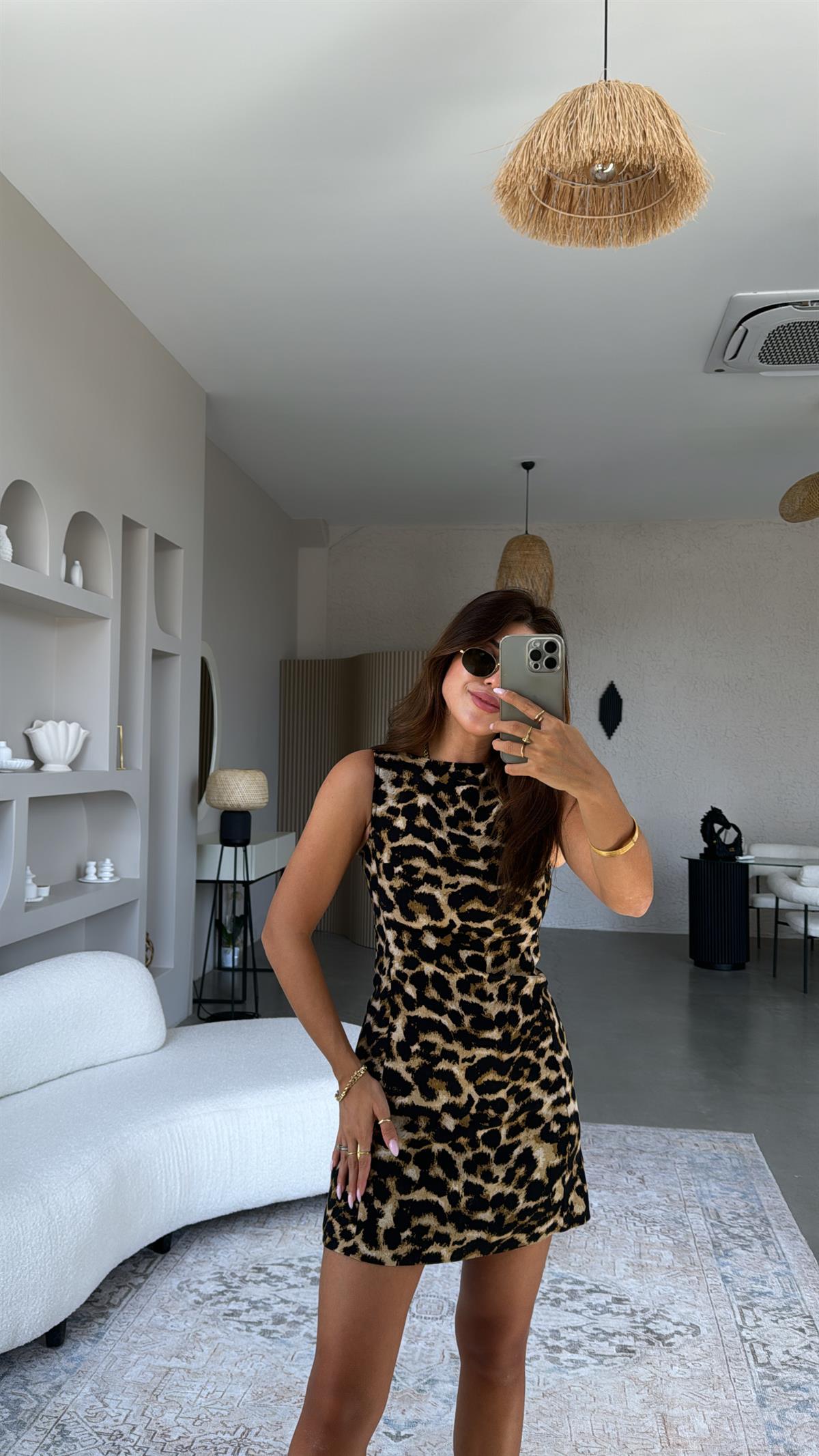 ZR Model Leopar Elbise