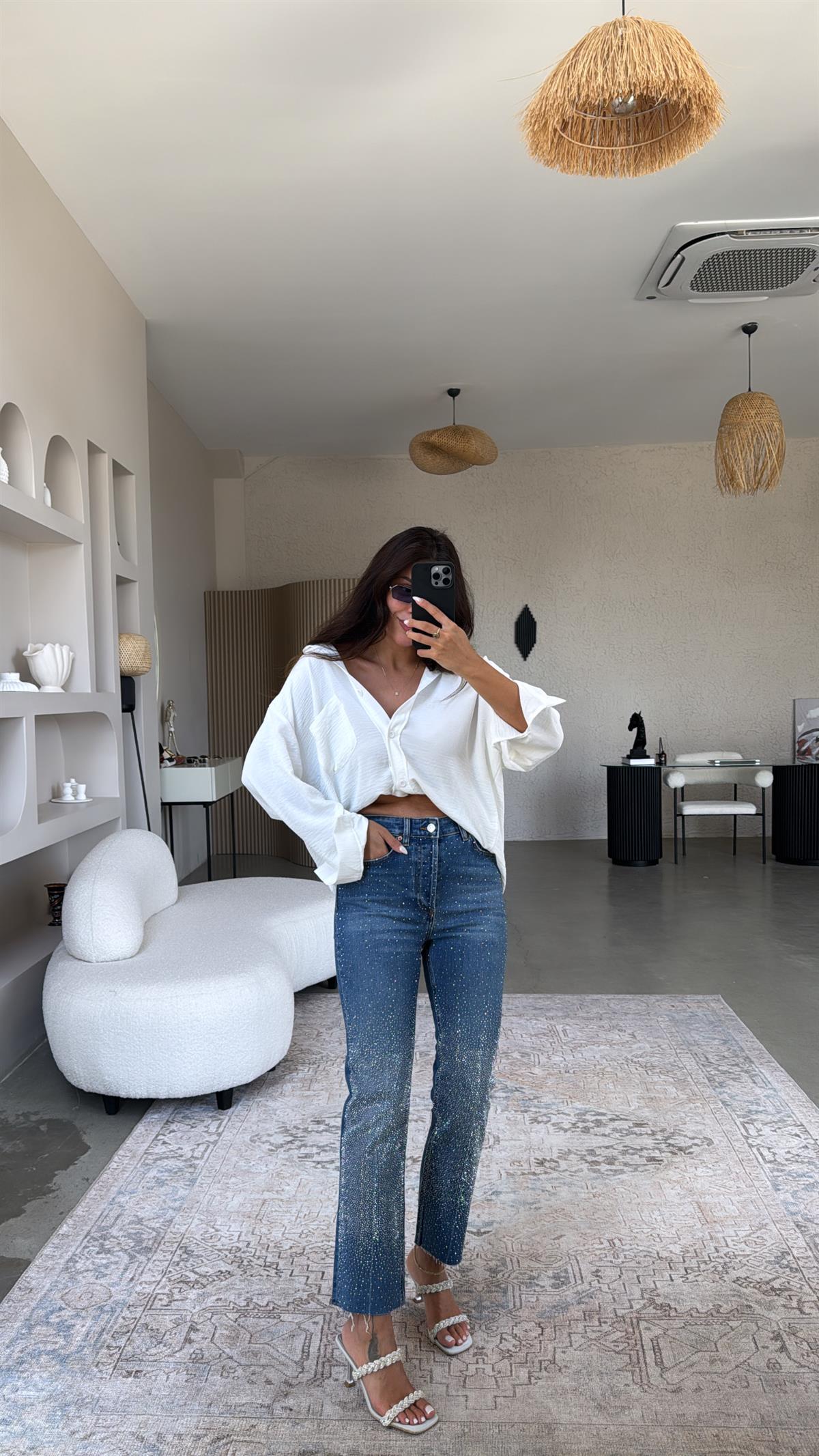 ZR Orijinal Pırıltı Jean
