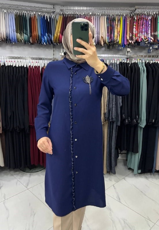 1205 Hennur Tunik İNDİGO