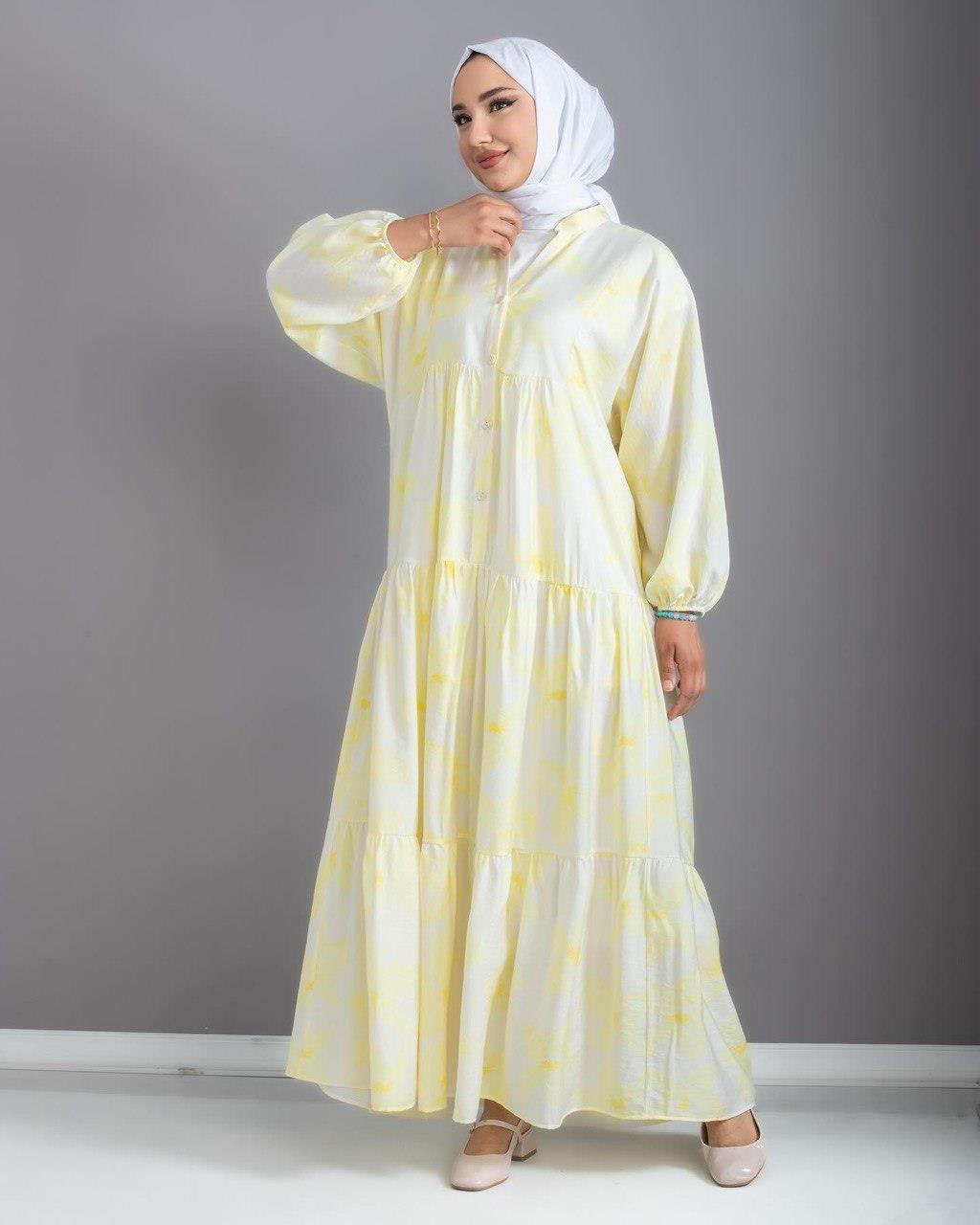 3197 Tripen Elbise SARI