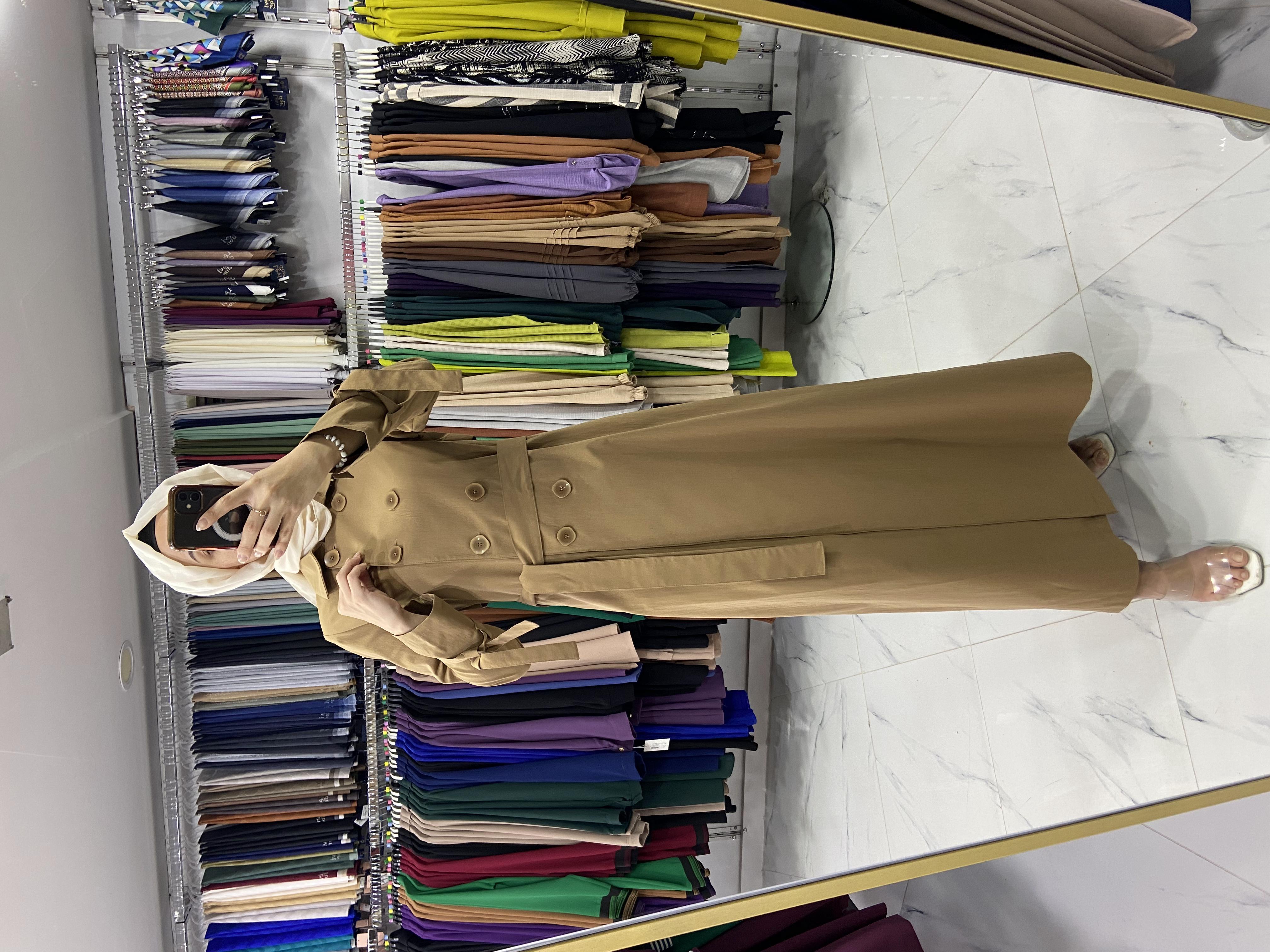 24607 Derin Store Trençkot Kahve