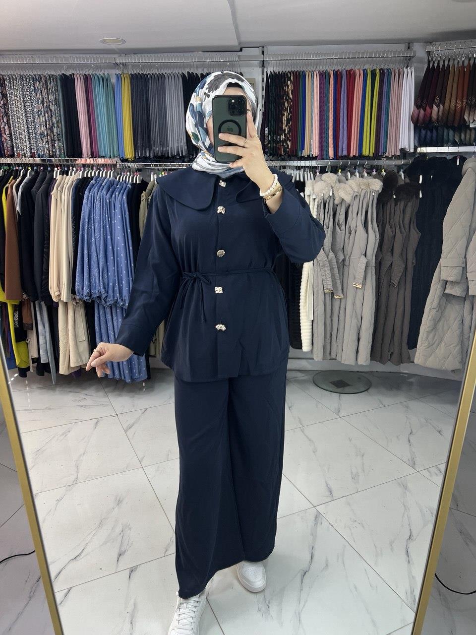 26068 Hoops Pantalonlu Takım LACİVERT