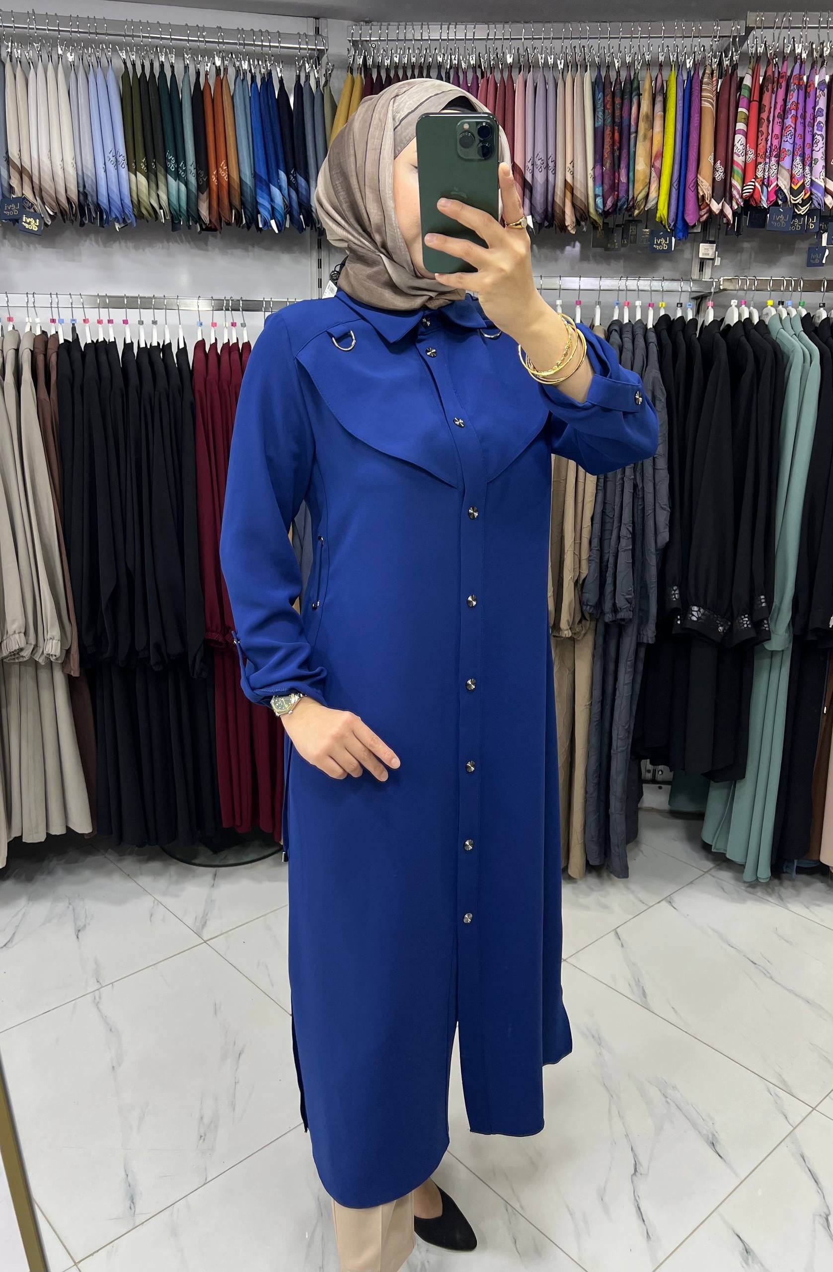 26100 Perfect Uzun Giy Çık İNDİGO