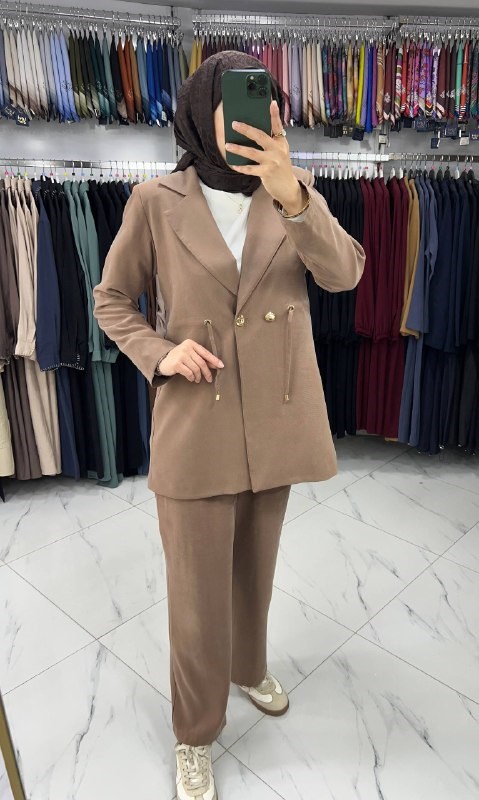 26322 Perfect Ceketli Takım VİZON