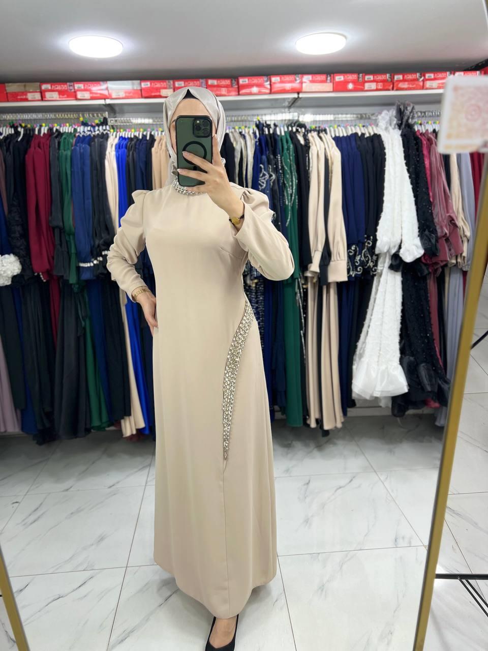 3180 Tavsir Elbise BEJ