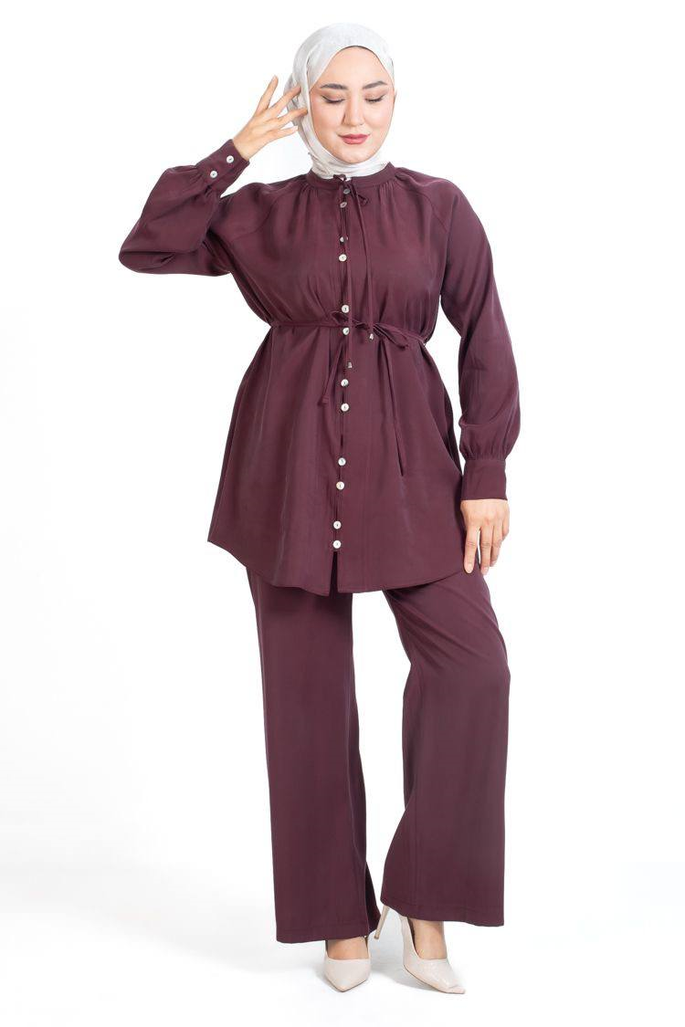 3466 Tripen Cupra Pant. Takım MÜRDÜM
