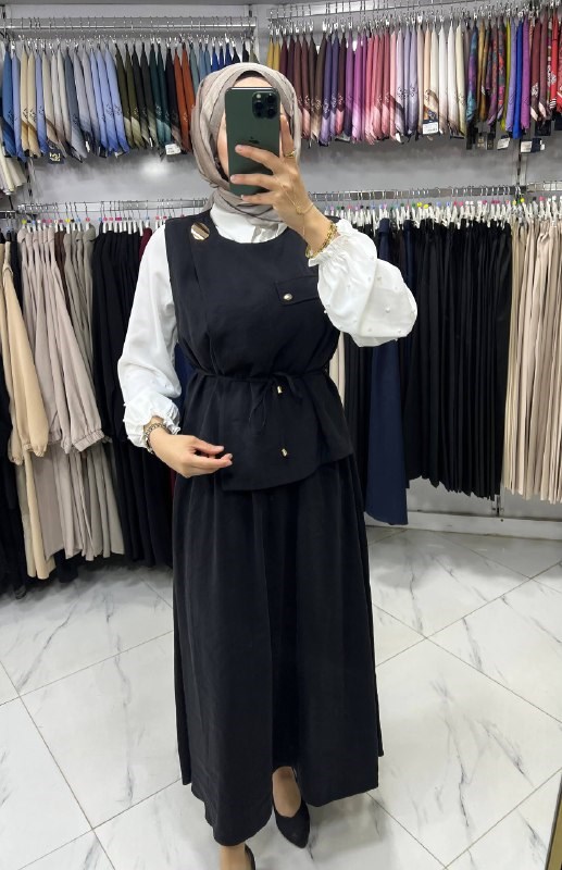 3473 Tripen Tencel Cupra 3 lü Takım SİYAH