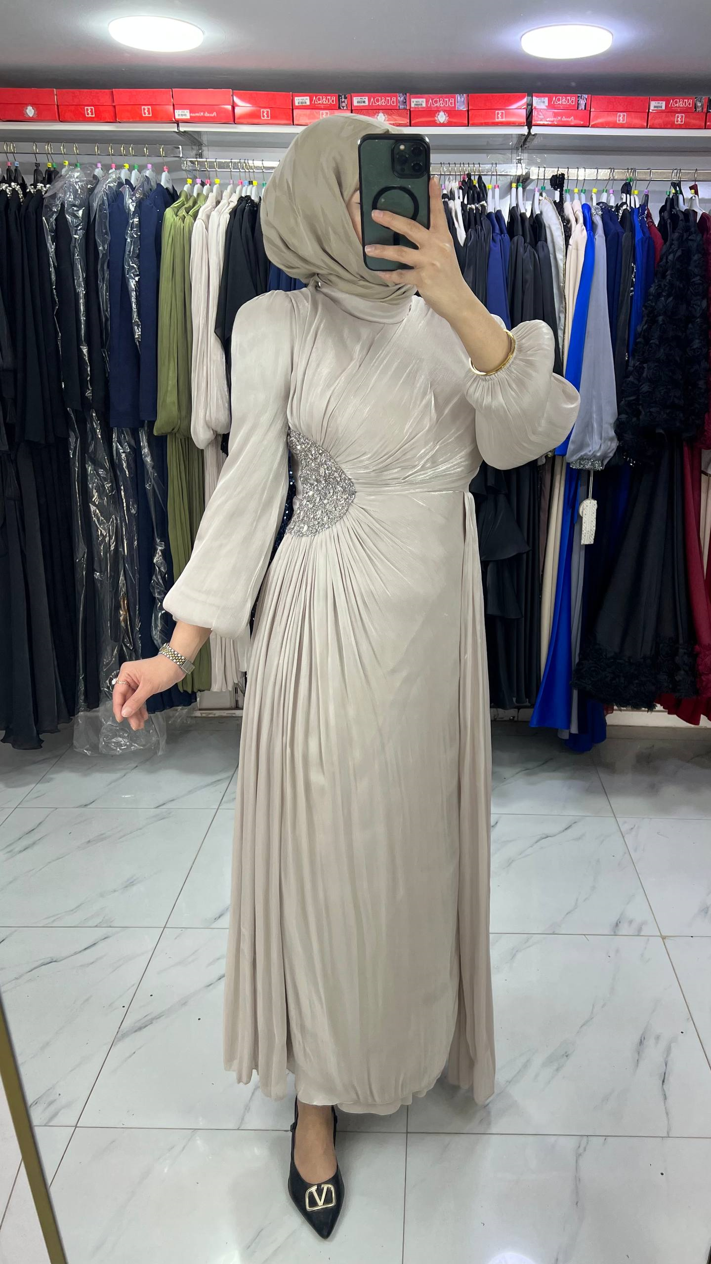 4756 Tane Abiye Elbise BEJ