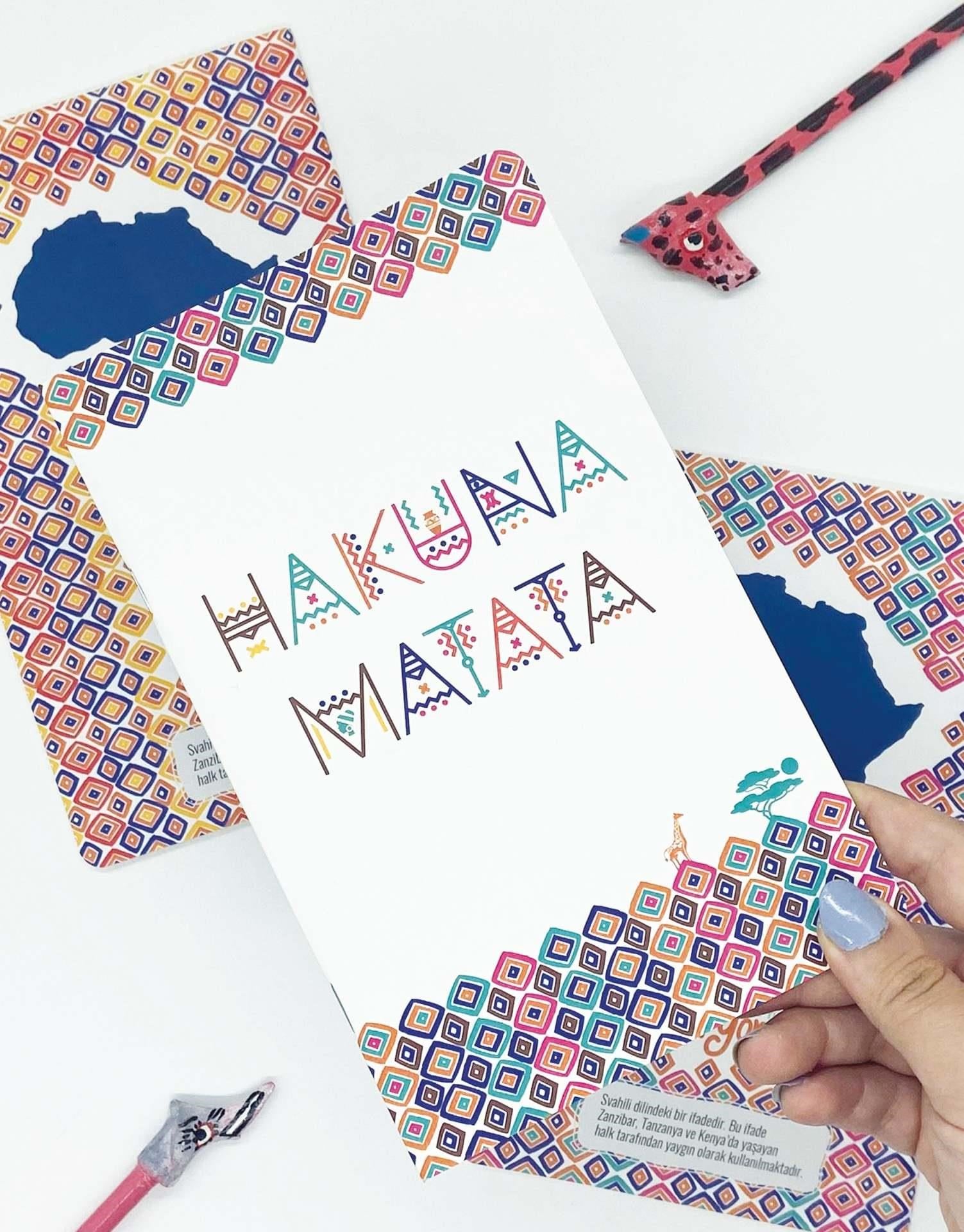 3'lü Afrika Defter Set