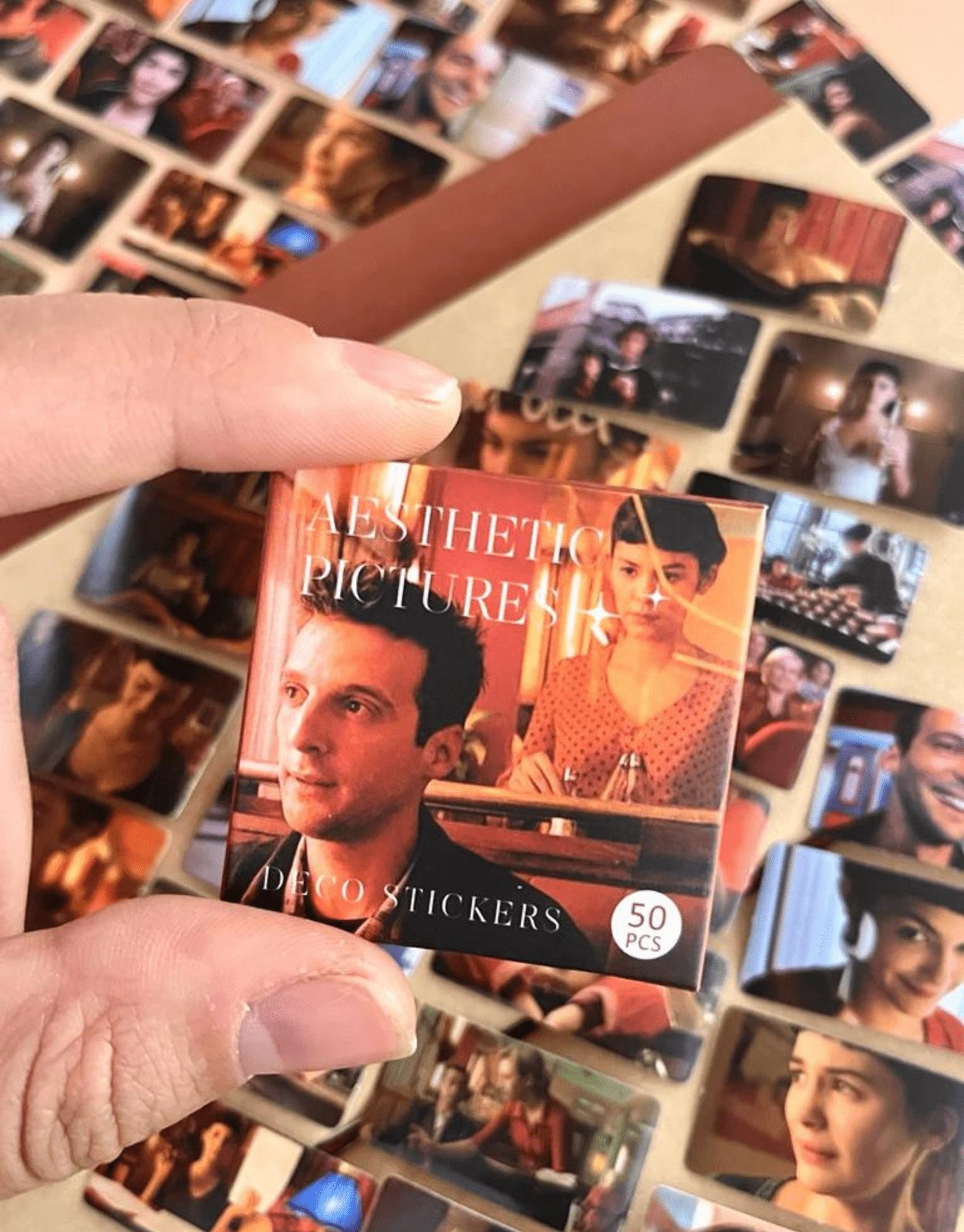 Amelie Filmi Kutu Sticker / Bullet Journal / Defter Süsleme/ Çıkartma / Scrapbook/ Retro