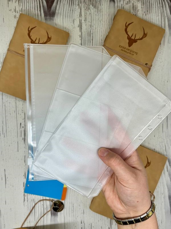 Keep On Going Binderli Deri Kapak Depolama Dosyalı Krem Renk Özel Tasarım Ajanda/Notebook/Klasörlü Defter
