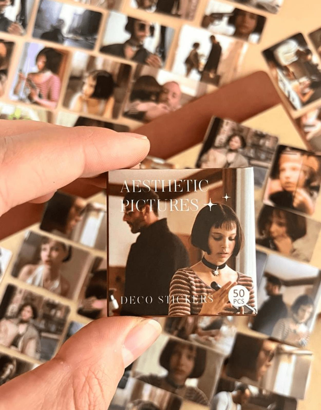 Leon Mathilda Filmi Kutu Sticker / Bullet Journal / Defter Süsleme/ Çıkartma /