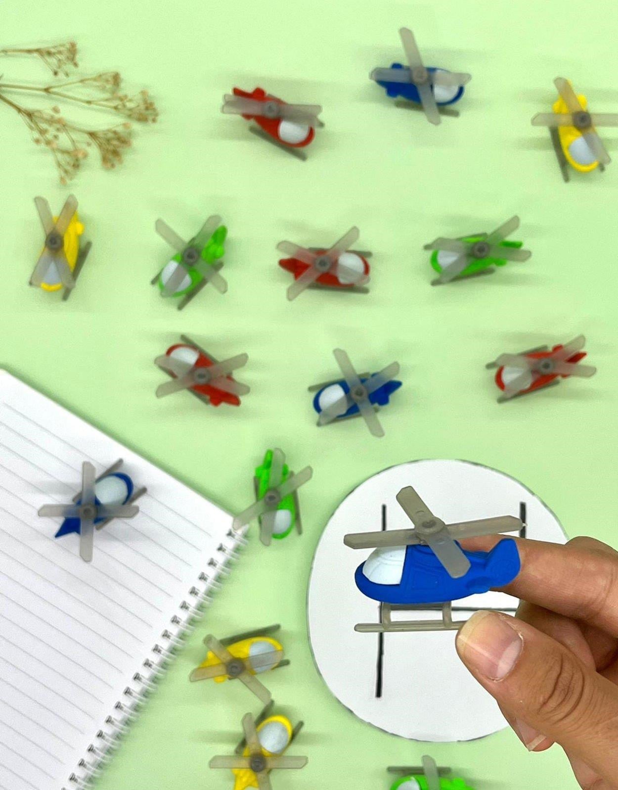Mavi Helikopter Silgi