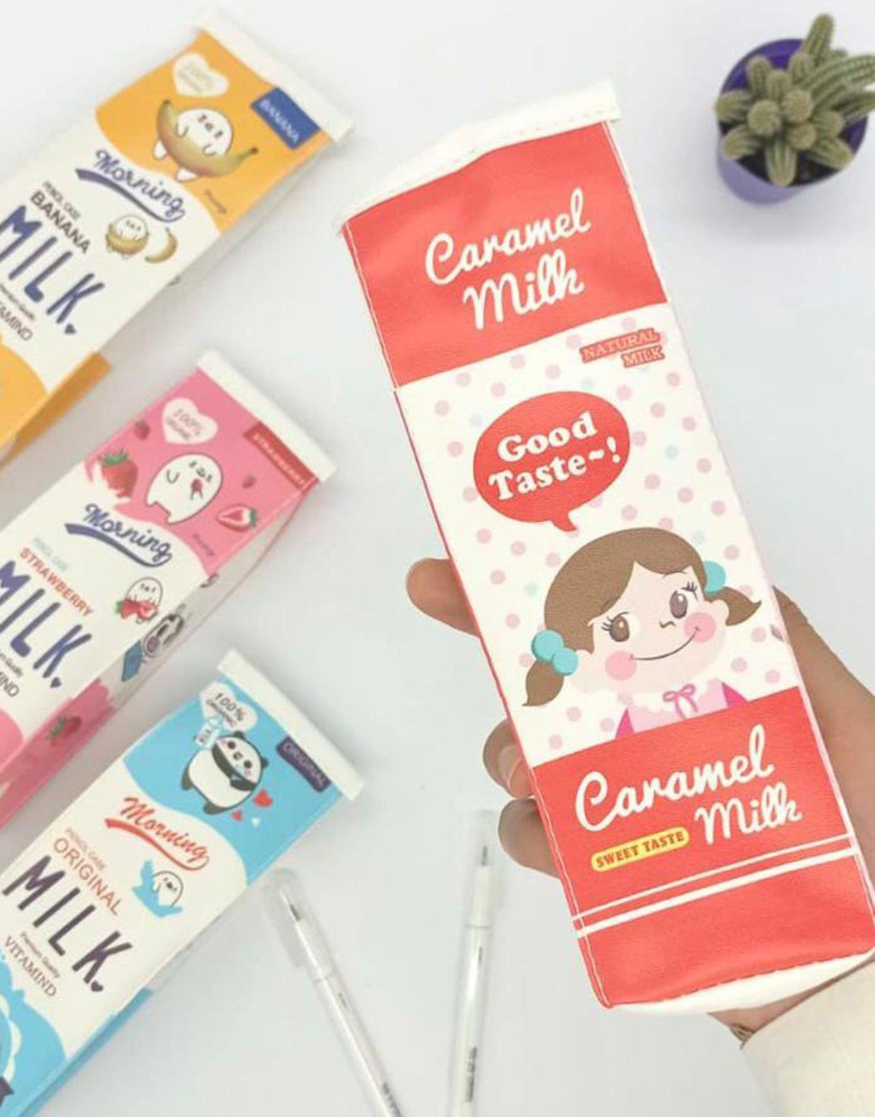 Milk Kalem Kutu Karamelli -Süt Kutusu -Kırmızı Kutu