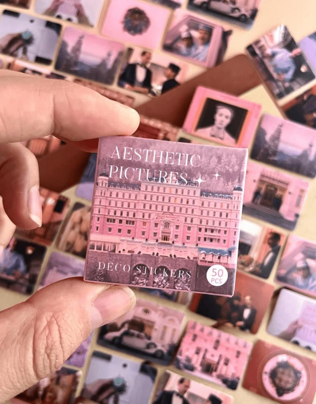 The Grand Budapest Hotel Filmi Kutu Sticker / Bullet Journal / Defter Süsleme/ Çıkartma /