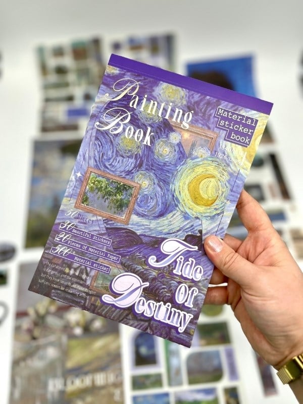 Van Gogh Masterpiece Painting 30 Yaprak 505 Adet Sticker 20 Yaprak Scrapbook Kağıdı/Etiket/Çıkartma
