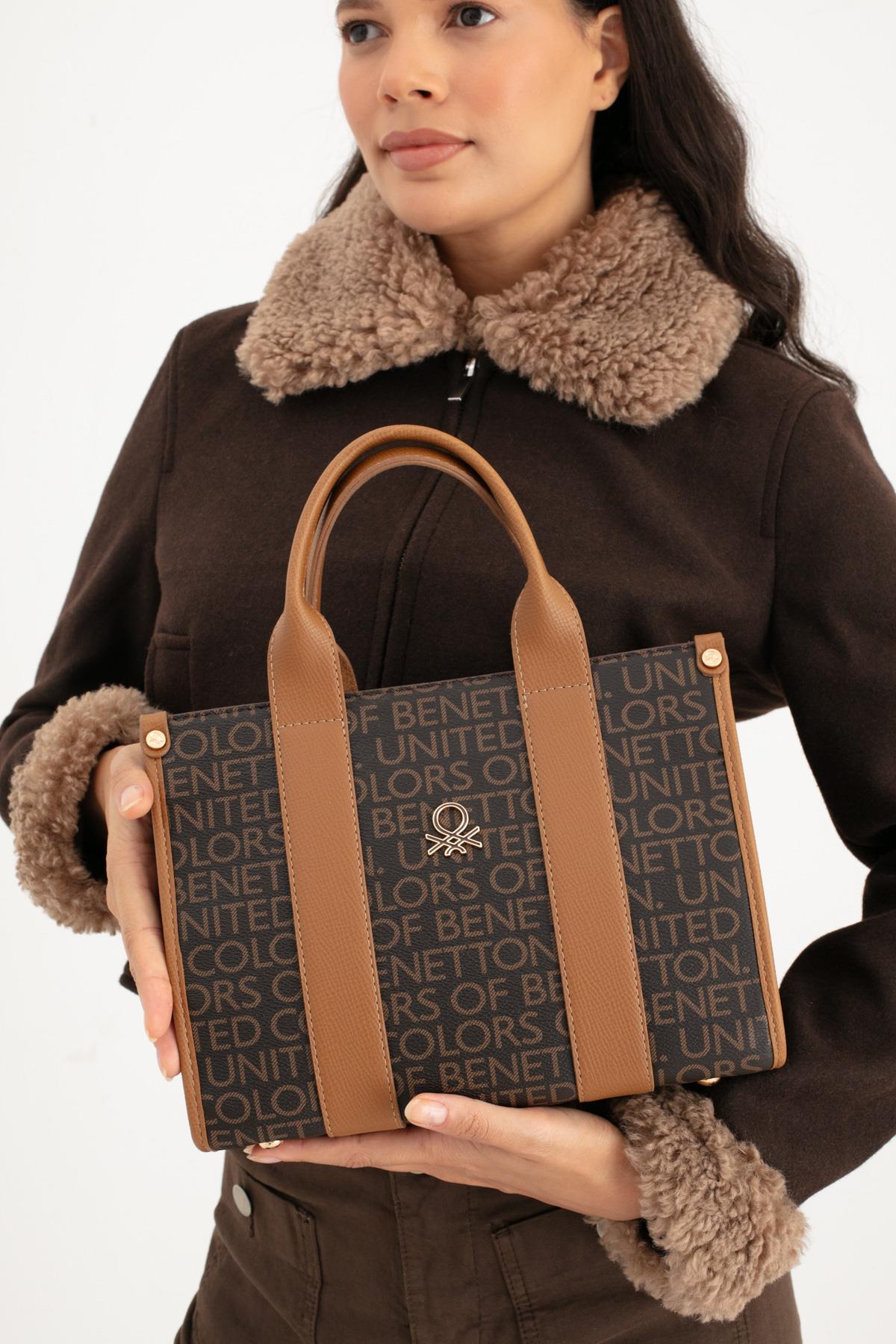 BENETTON KADIN EL VE OMUZ ÇANTA BNT_1640 KAHVE-TABA