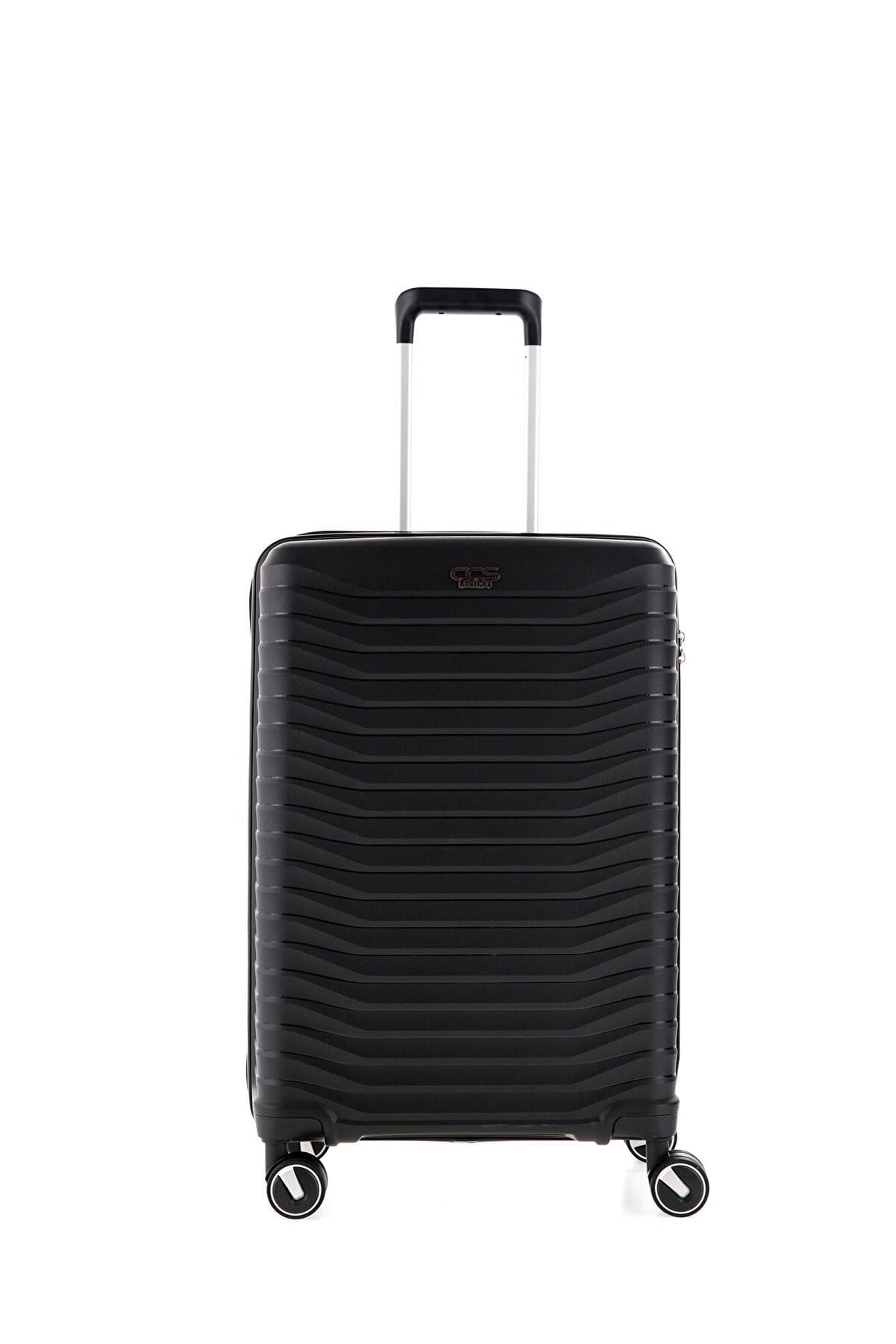 ÇÇS KABİN BOY VALİZ PP SİYAH