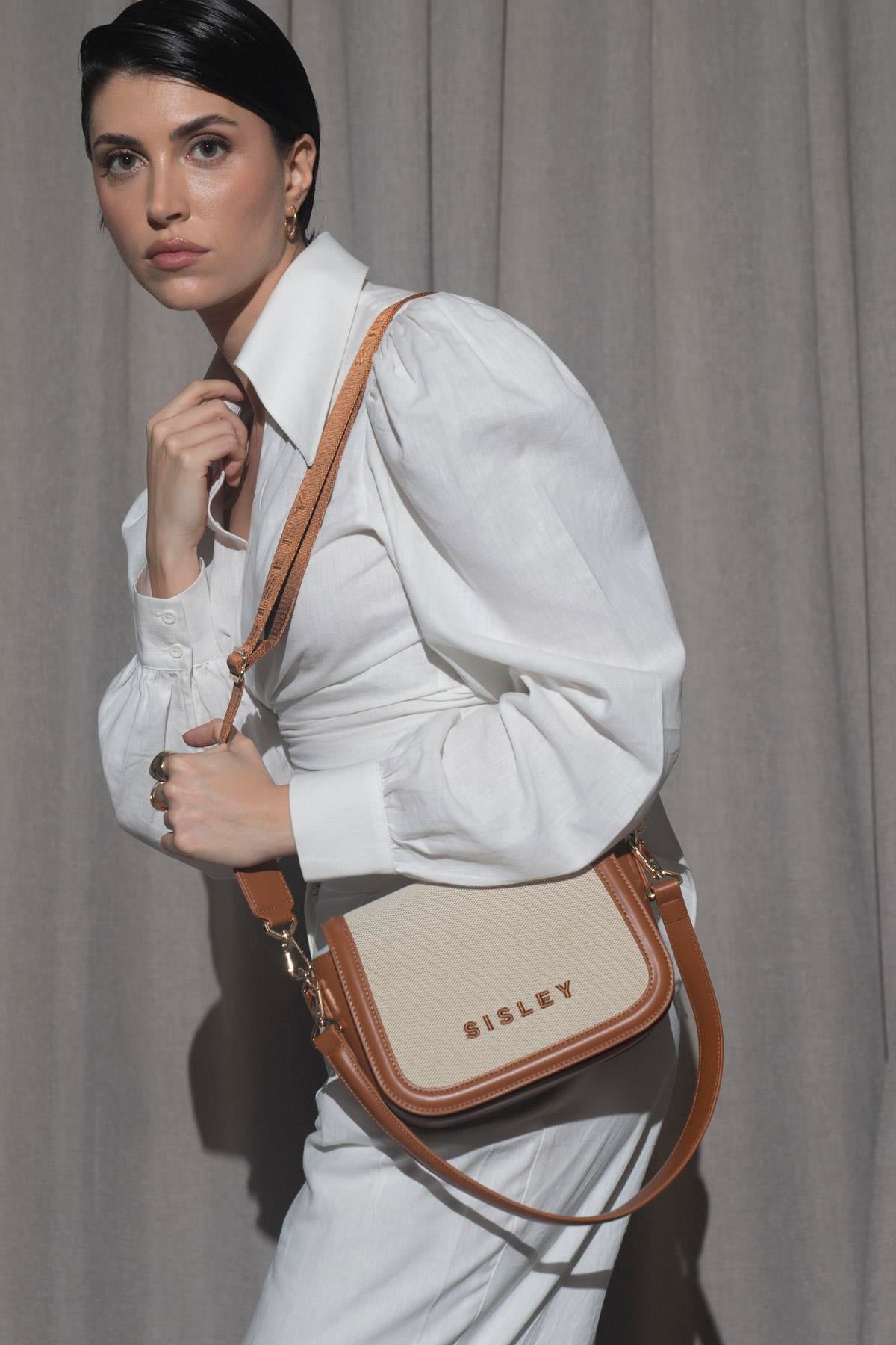SISLEY KADIN ÇAPRAZ ÇANTA SLY_074 CAMEL