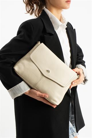PIEL LINO KADIN HAKİKİ DERİ ÇAPRAZ ÇANTA PL028-D BEJ