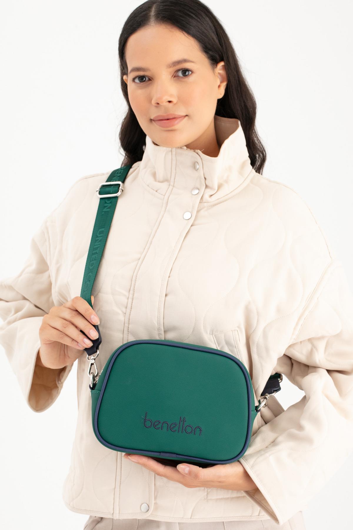 BENETTON KADIN ÇAPRAZ ÇANTA BNT_1648 ZÜMRÜT-LACİ