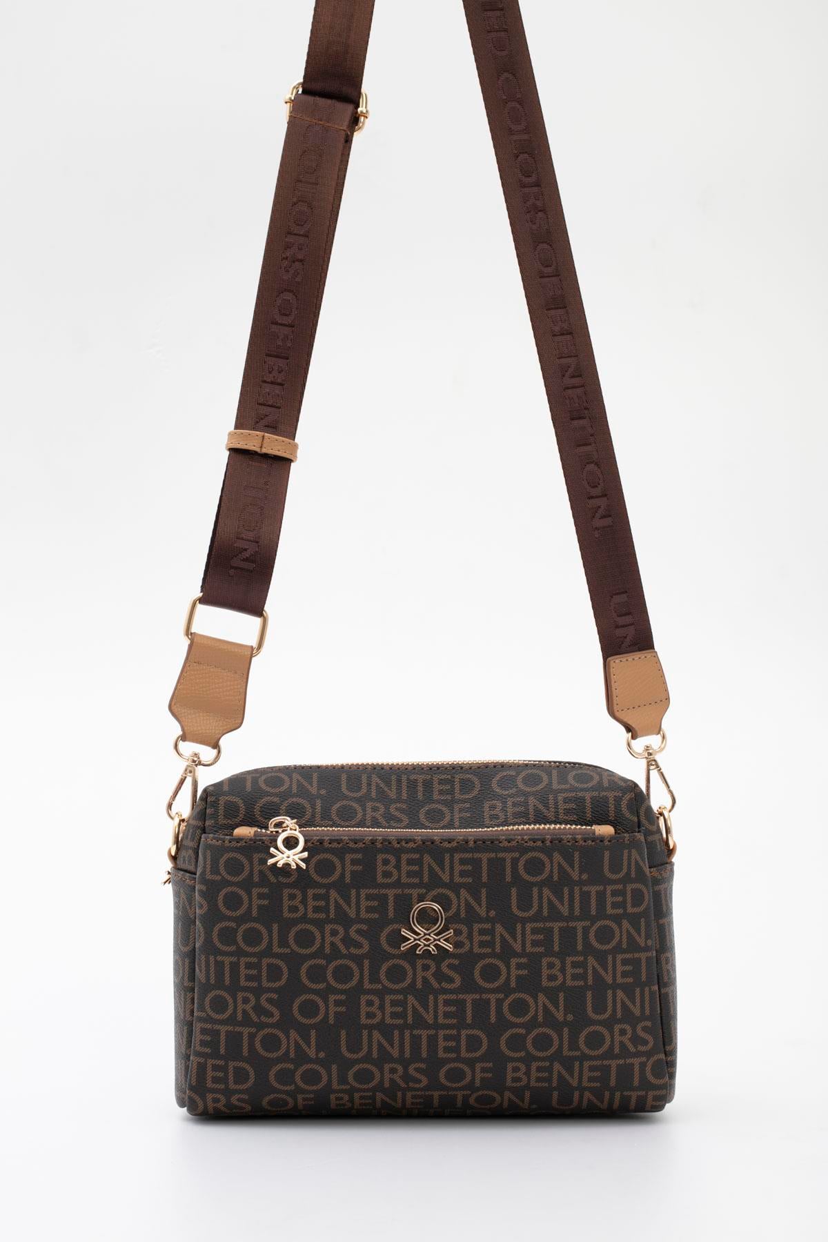 BENETTON KADIN ÇAPRAZ ÇANTA BNT_1763 KAHVE-CAMEL