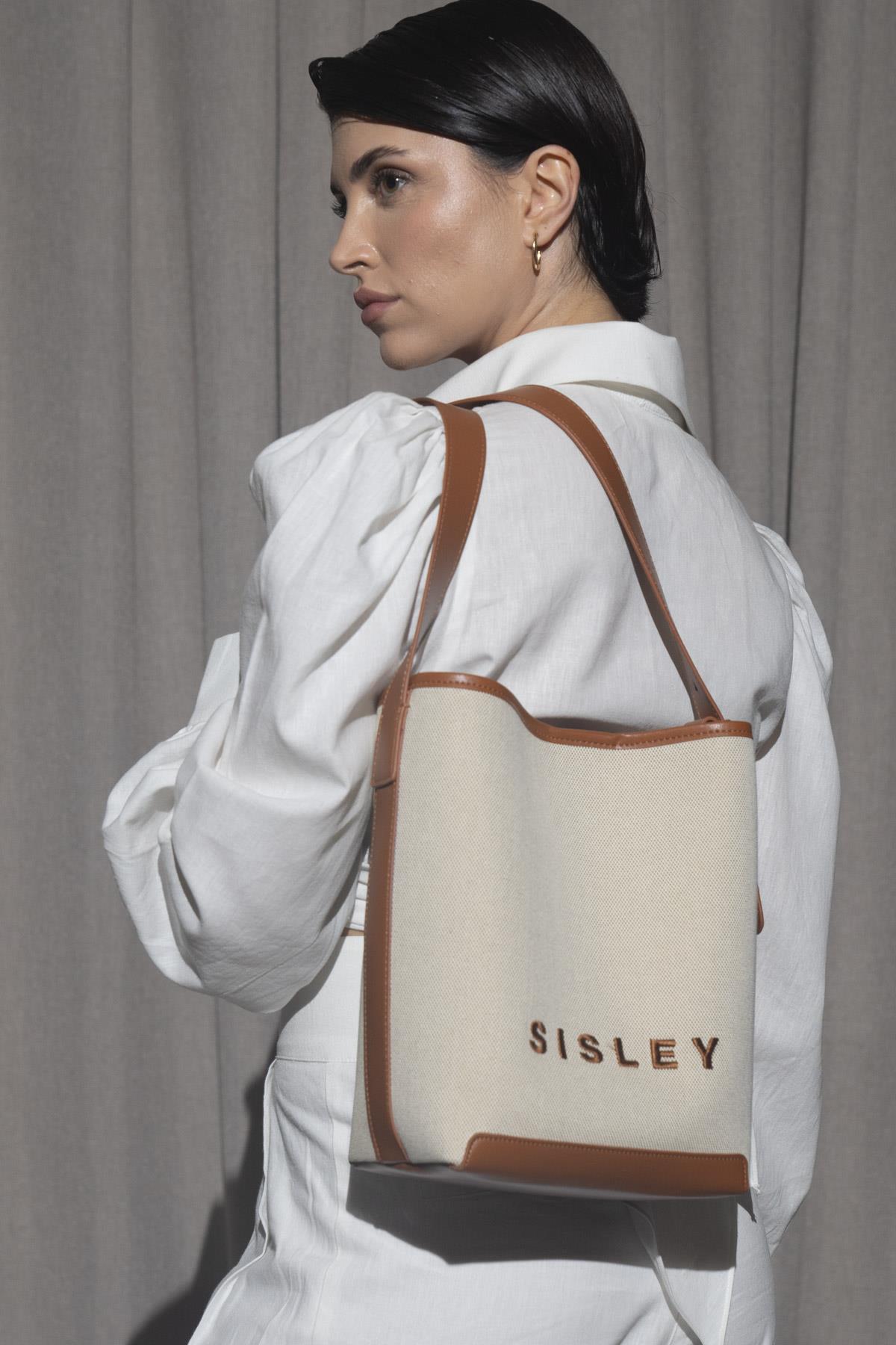 SISLEY KADIN OMUZ ÇANTA SLY_124 CAMEL