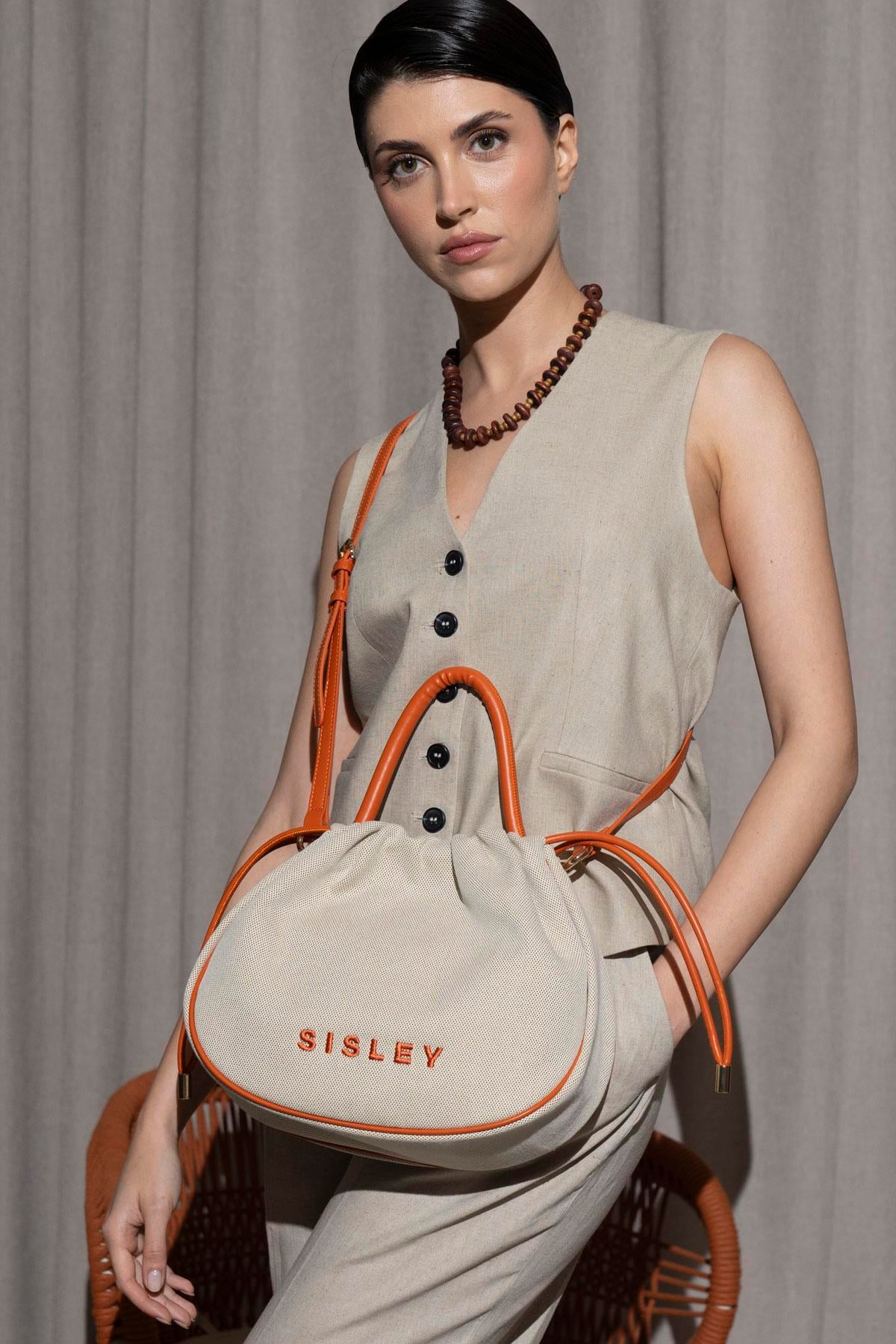 SISLEY KADIN OMUZ VE ÇAPRAZ ÇANTA SLY_106 TURUNCU