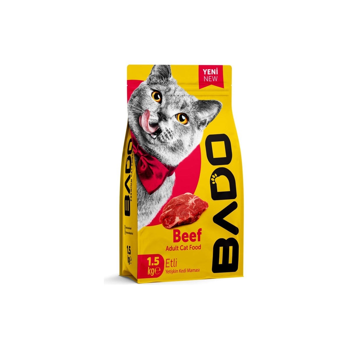 Bado Yetişkin Kedi Maması Etli 1.5 kg  