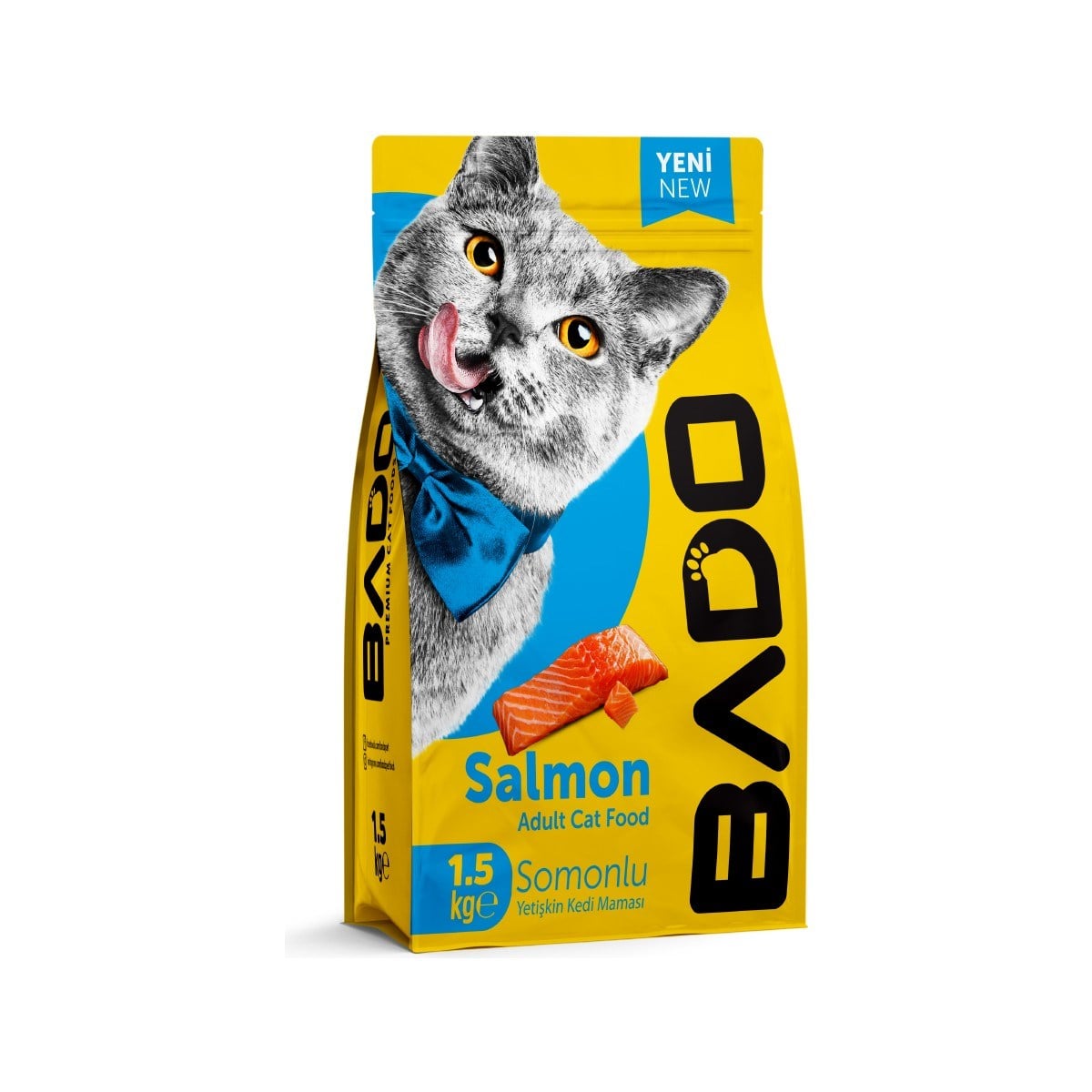Bado Yetişkin Kedi Maması Somonlu 1,5 kg  