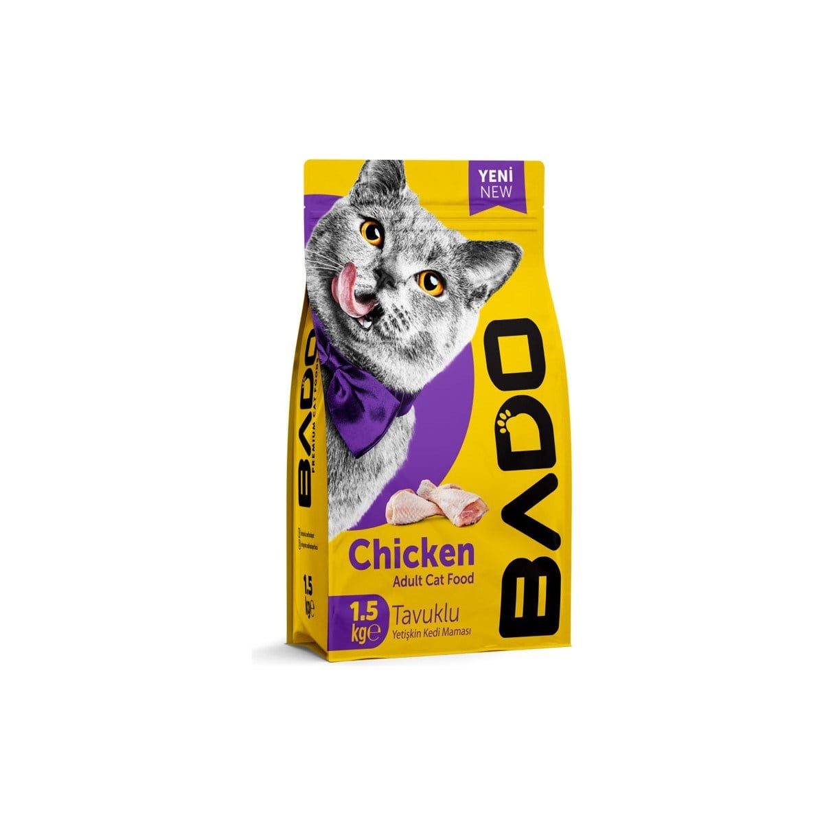 Bado Yetişkin Kedi Maması Tavuk Etli 1.5 kg  