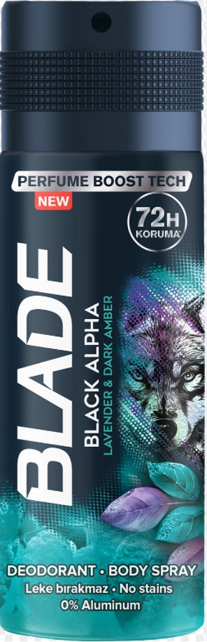 Blade Black Alpha Erkek Deodorant 150 ml (3 adet)