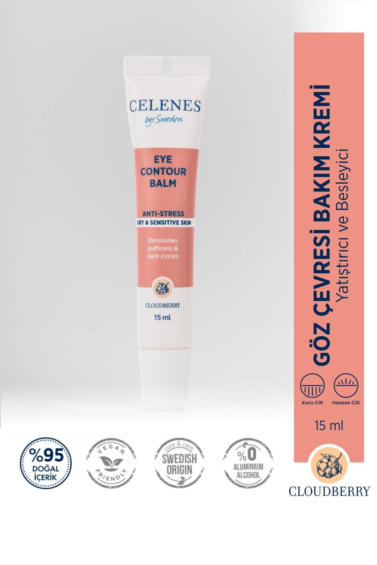 Celenes By Sweden Cloudberry Göz Çevresi Bakım Kremi 15 ml  