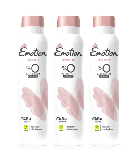 Emotion Joy Kadın Deodorant 150 ml (3 adet)