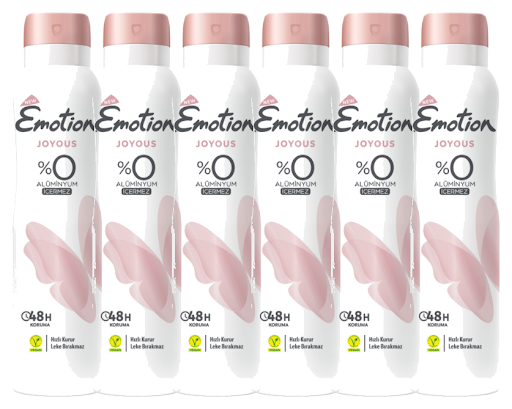 Emotion Joy Kadın Deodorant 150 ml (6 adet)