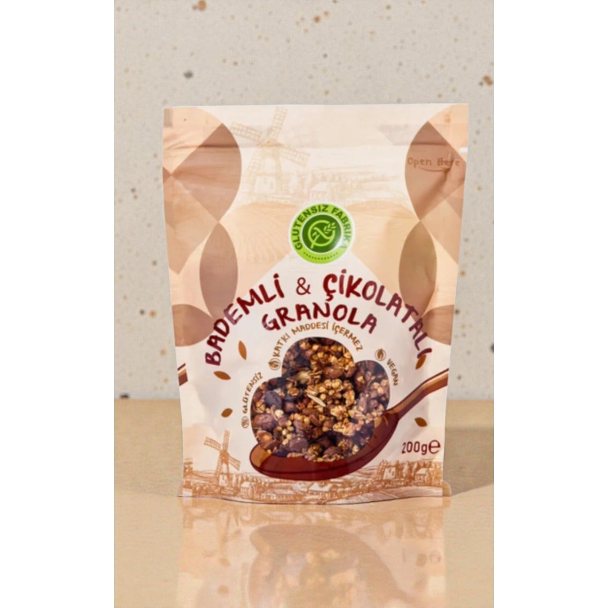 Glütensiz Fabrika Bademli Ve Çikolatali Karabuğday Granola 200 g  