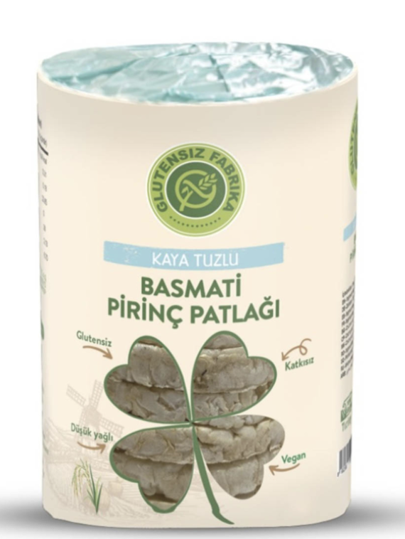 Glütensiz Fabrika Basmati Pirinç Patlağı 90 g (6 adet)