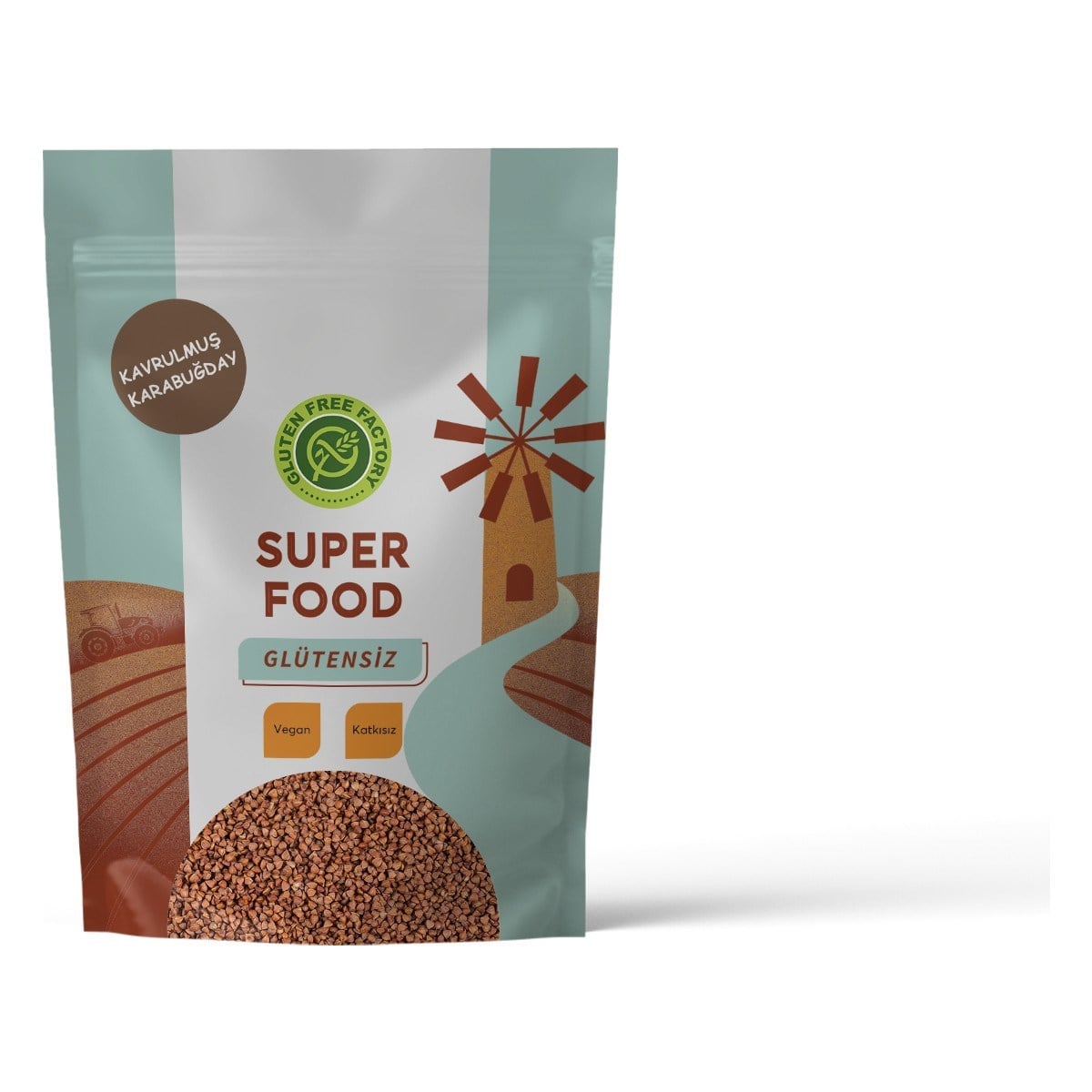 Glütensiz Fabrika Kavrulmuş Karabuğday 1 kg  