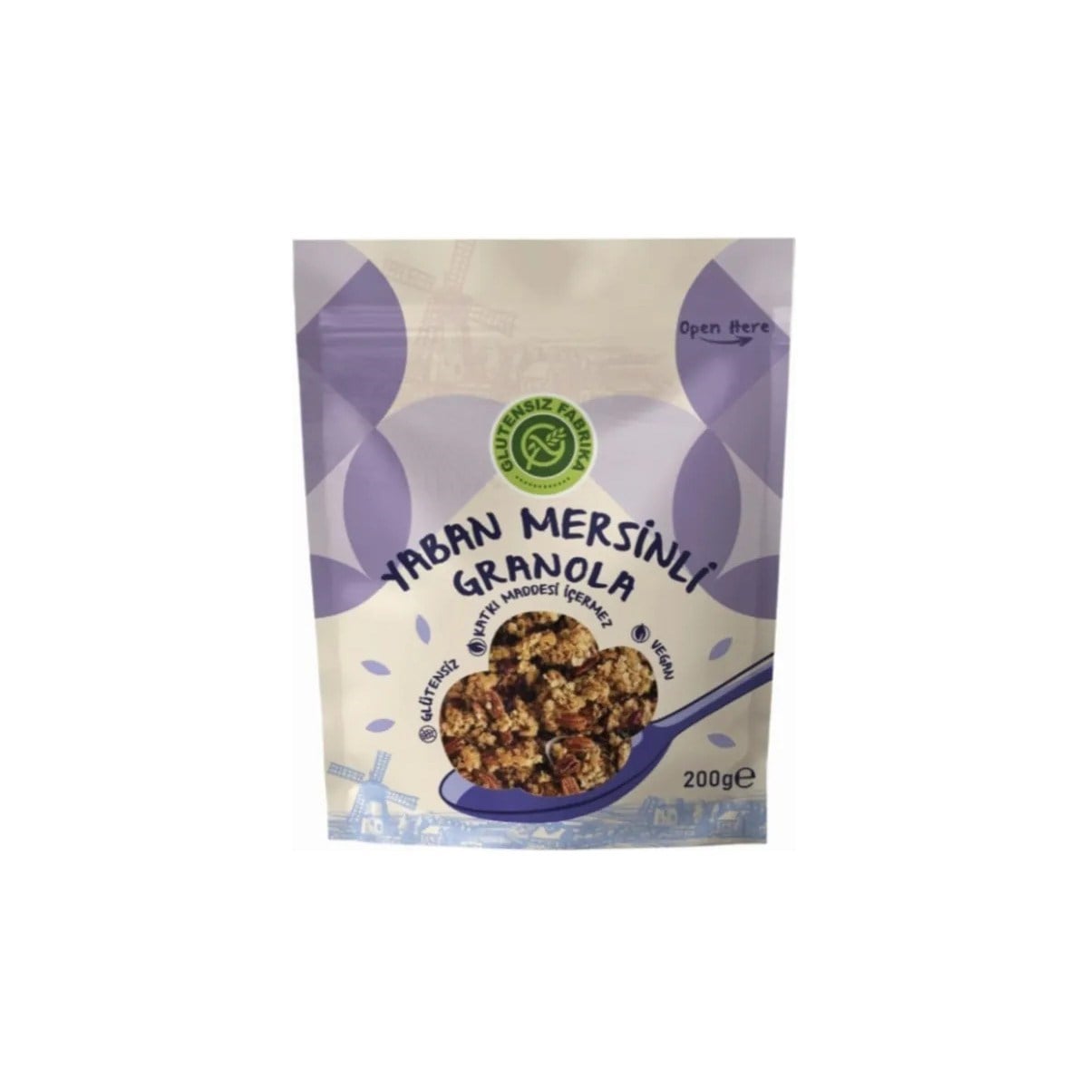 Glütensiz Fabrika Yaban Mersinli Karabuğday Granola 200 g  