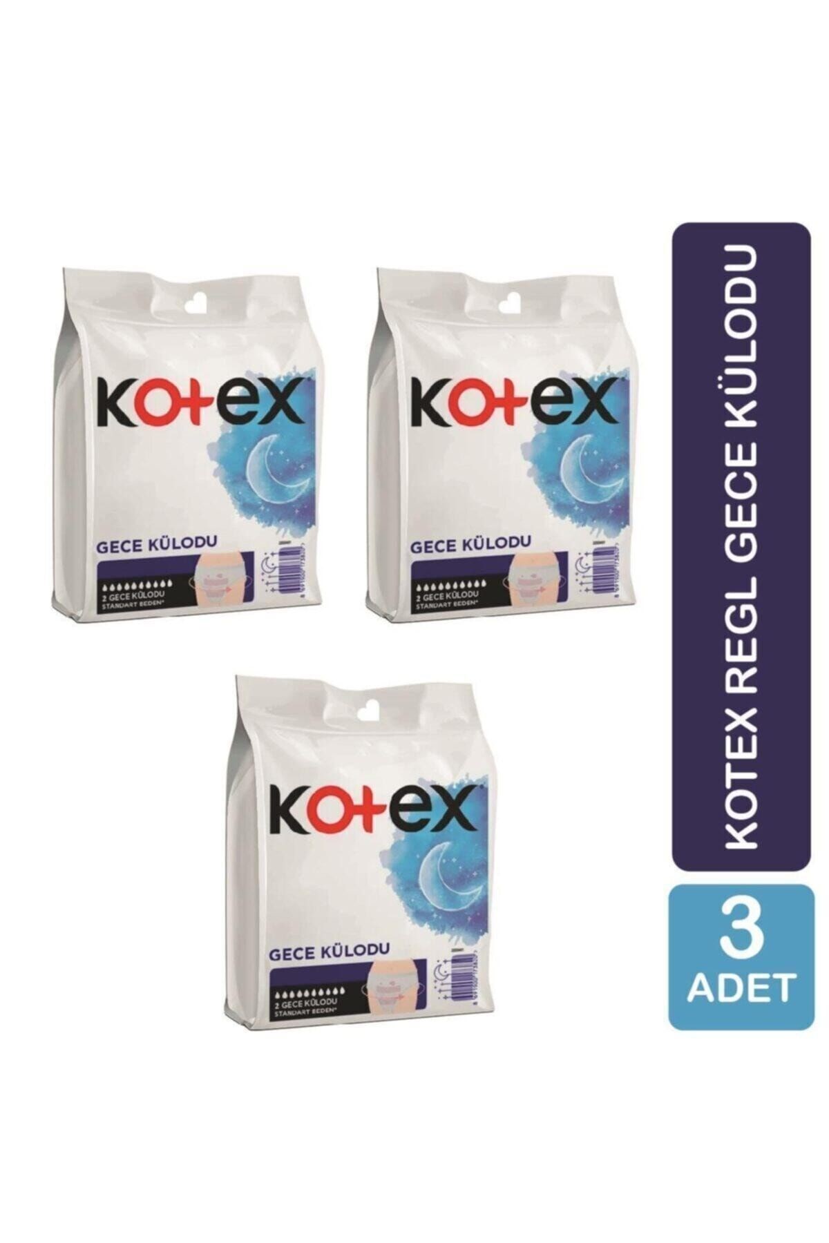 Kotex Regl Gece Külodu 2'li (3 paket)