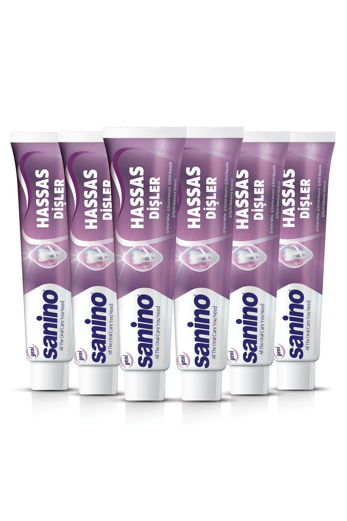 Sanino Hassas Dişler Diş Macunu 75 ml (6 adet)