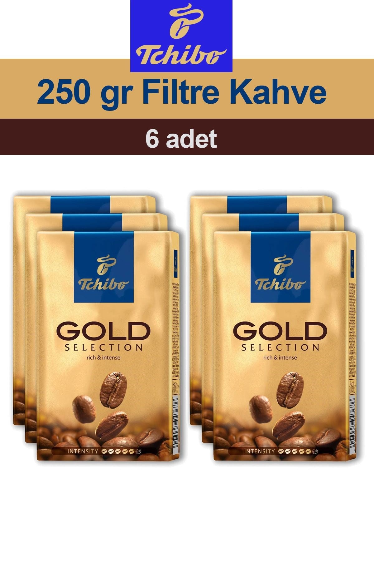 Tchibo Gold Selection Filtre Kahve 250 g (6 adet)
