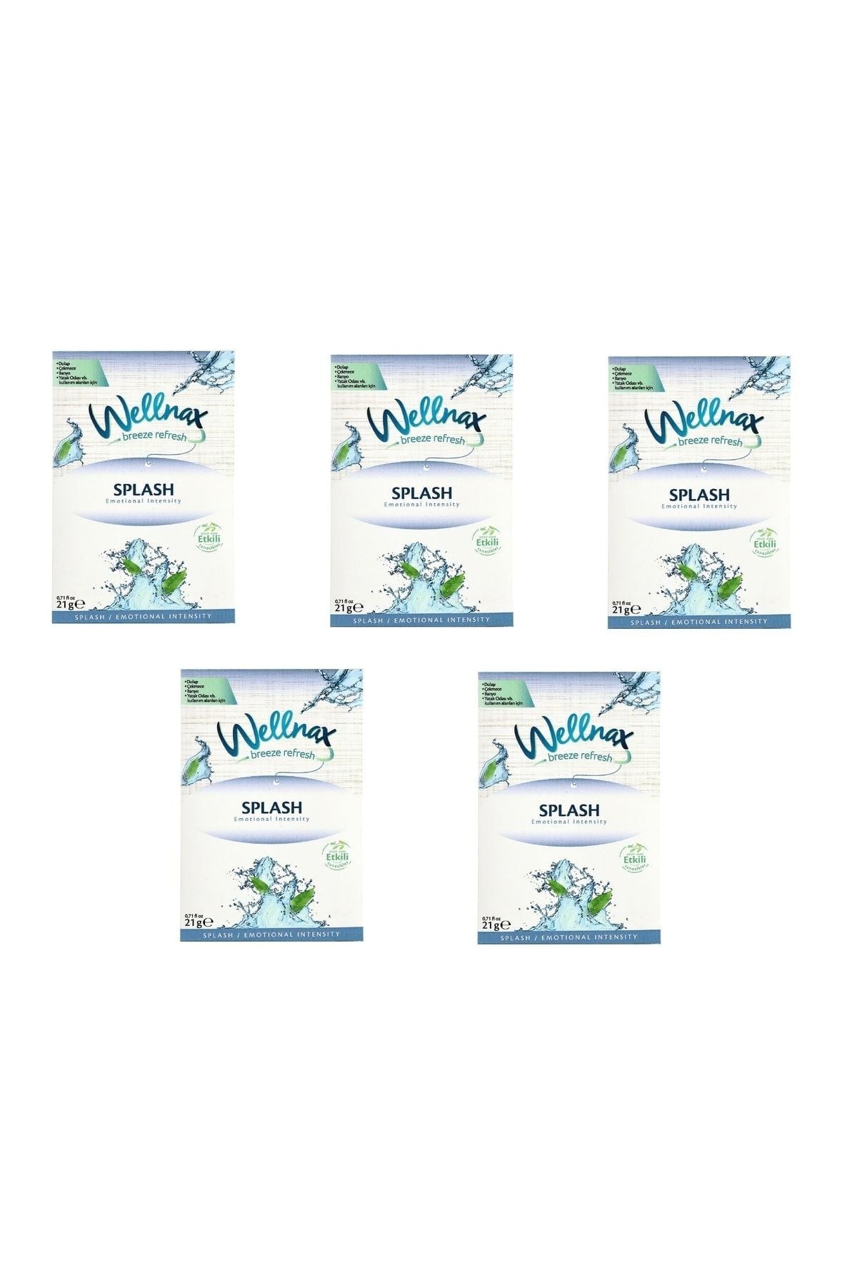 Wellnax Askılı Dolap ve Çekmece Kokusu Splash ( 5 adet)