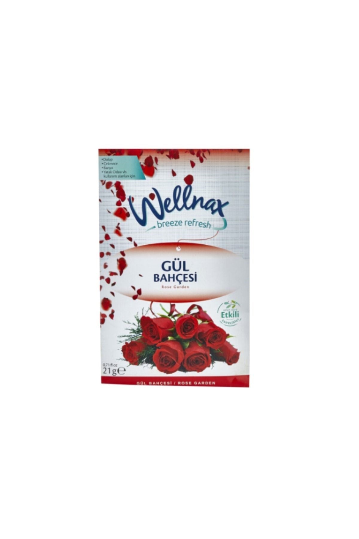 Wellnax Askılı Dolap Ve Çekmece Kokusu Gül Bahçesi (4 adet)
