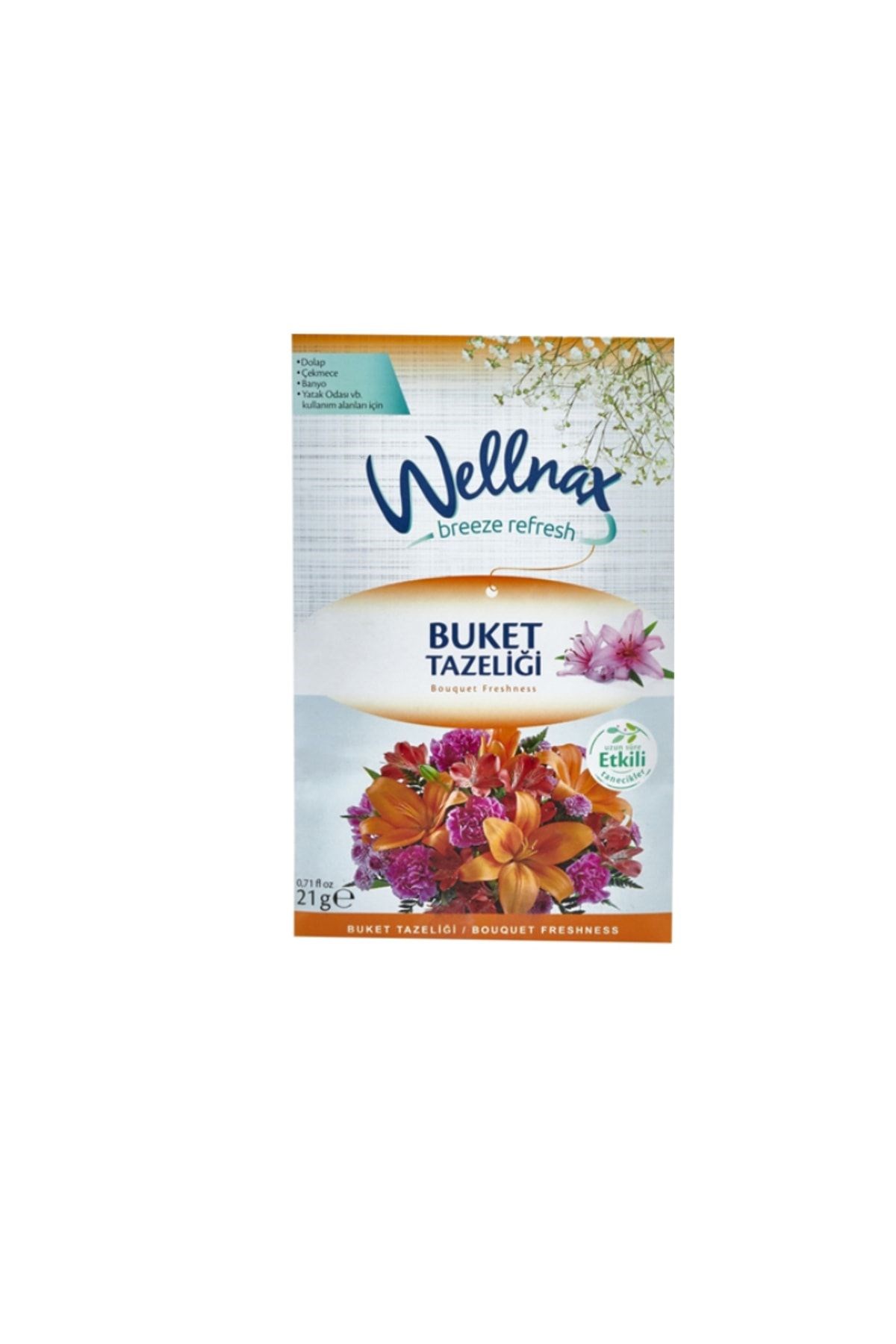 Wellnax Askılı Dolap Ve Çekmece Kokusu Buket Tazeliği (4 adet)