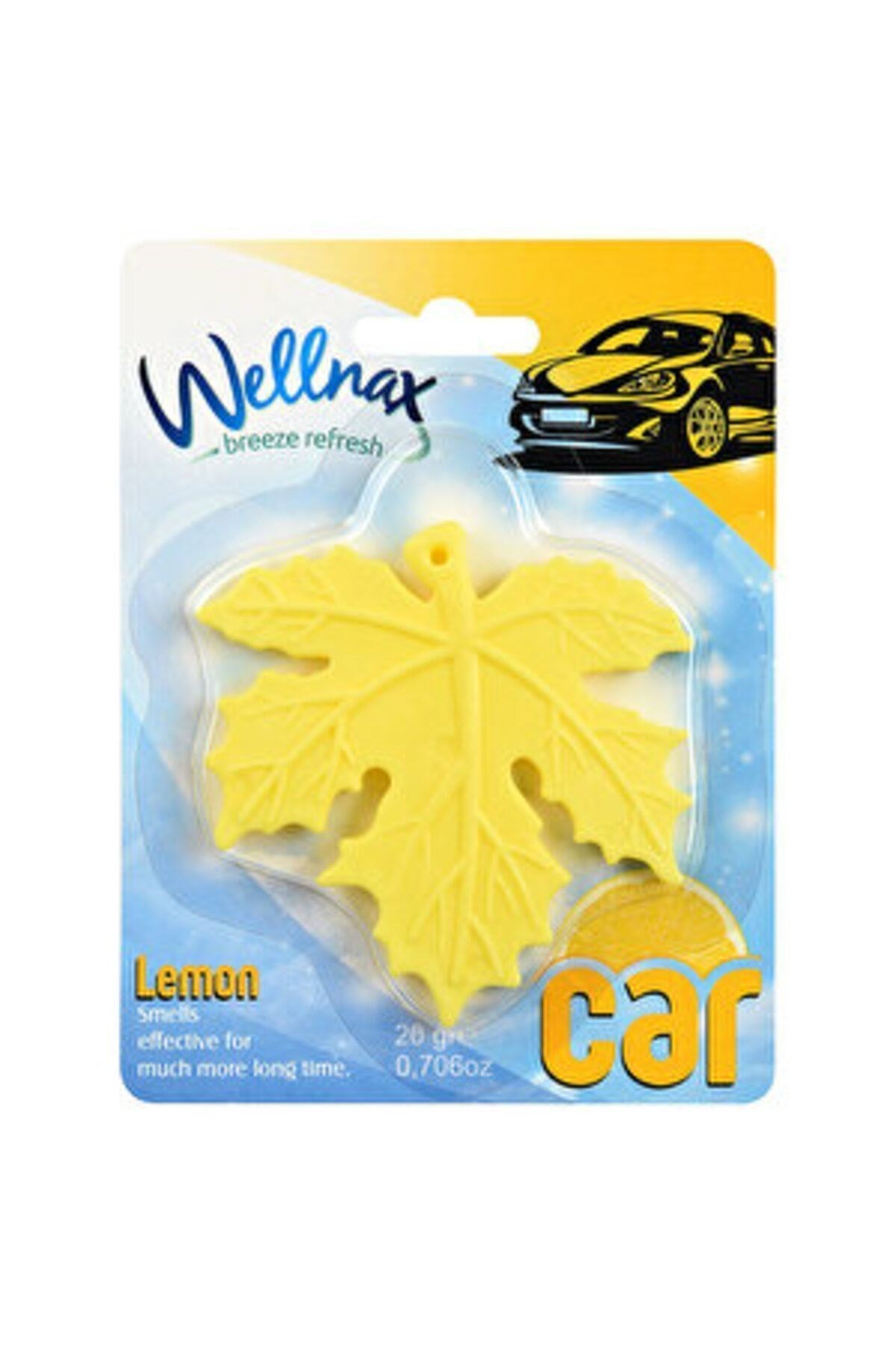 Wellnax Yaprak Oto Kokusu Ferahlatıcı Limon (5 adet)